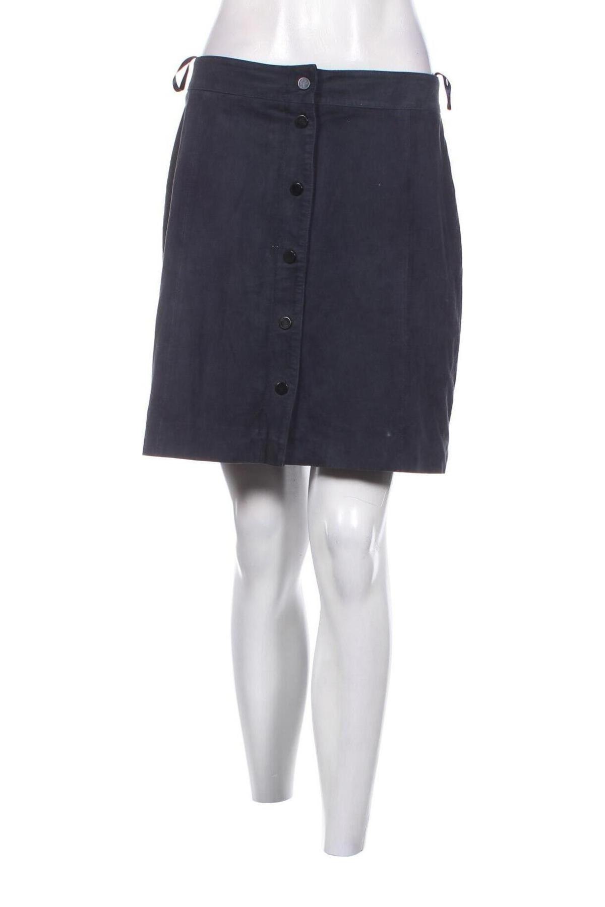 Δερμάτινη φούστα More & More, Μέγεθος S, Χρώμα Μπλέ, Τιμή 33,71 €