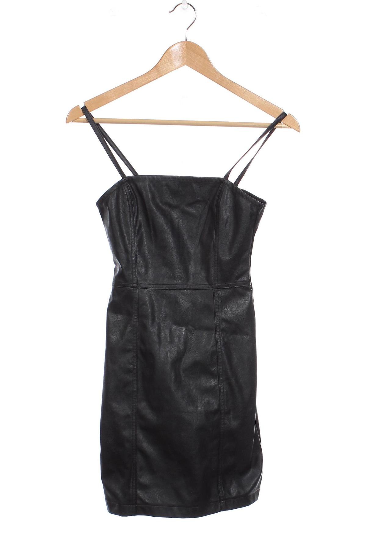 Lederkleid H&M Divided, Größe XS, Farbe Schwarz, Preis € 7,06