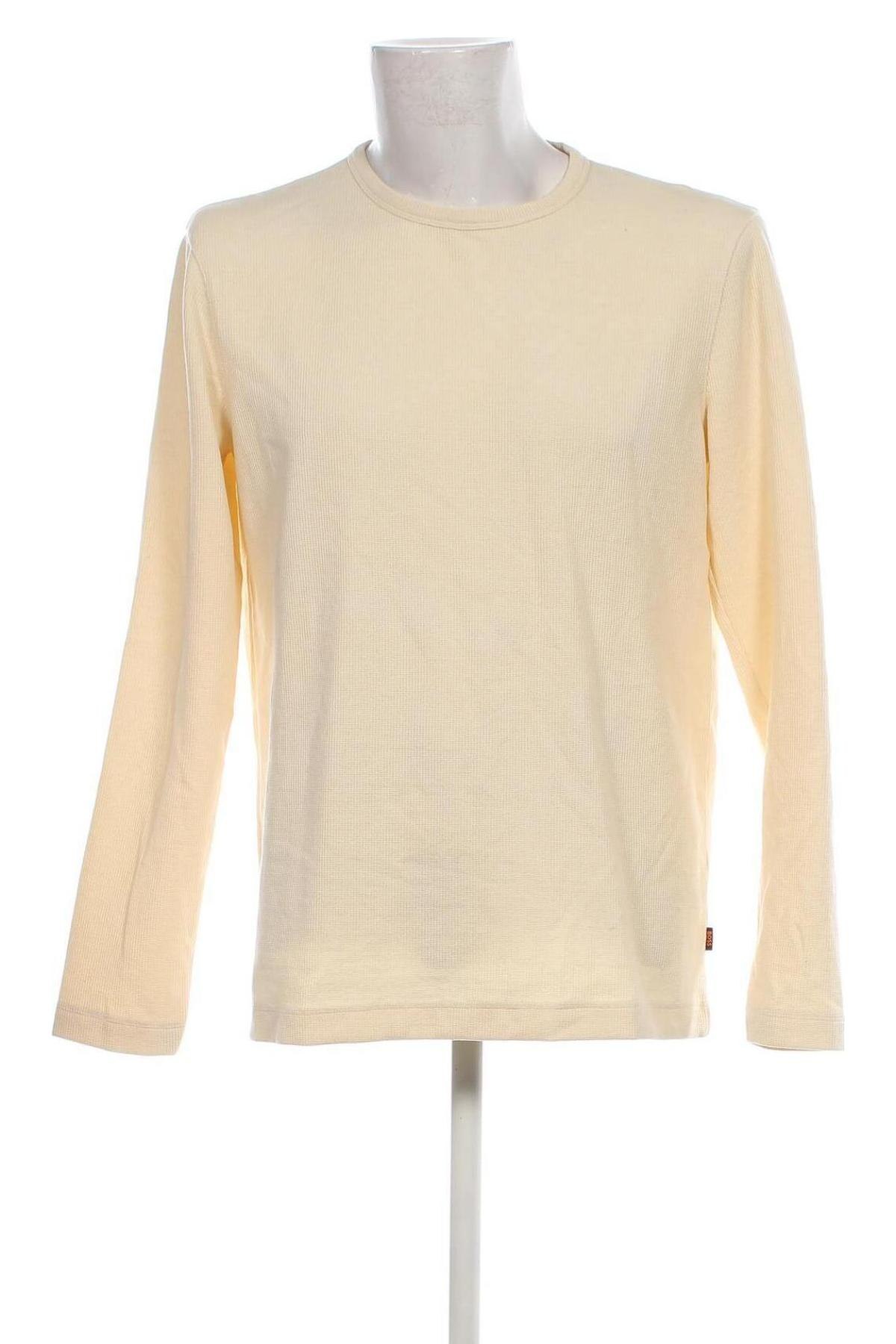 Ανδρική μπλούζα BOSS, Μέγεθος L, Χρώμα Εκρού, Τιμή 45,62 €
