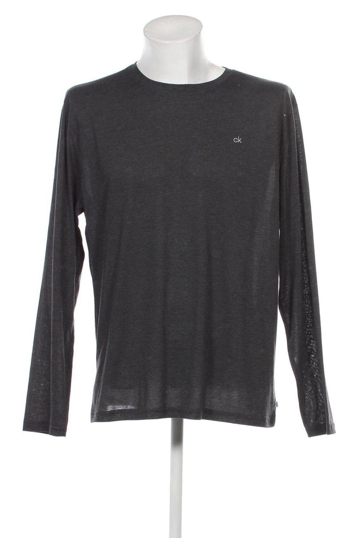 Ανδρική μπλούζα Calvin Klein, Μέγεθος XXL, Χρώμα Γκρί, Τιμή 60,72 €