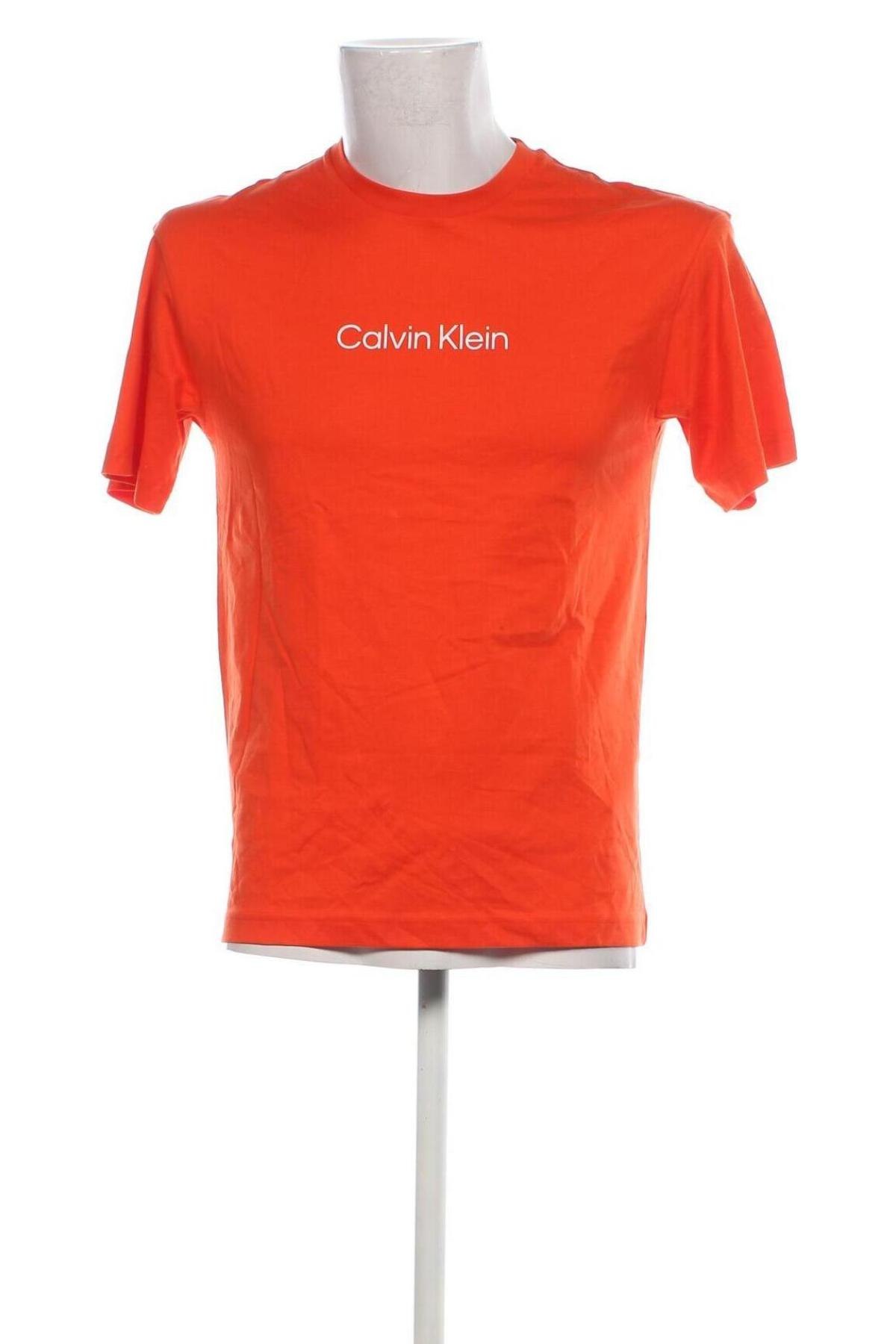 Herren Shirt Calvin Klein, Größe XS, Farbe Orange, Preis 38,35 €