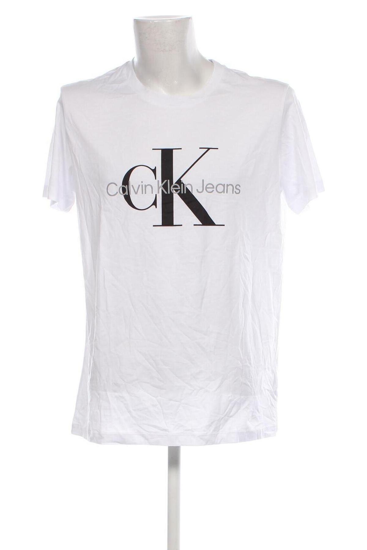 Ανδρική μπλούζα Calvin Klein, Μέγεθος 3XL, Χρώμα Λευκό, Τιμή 63,92 €