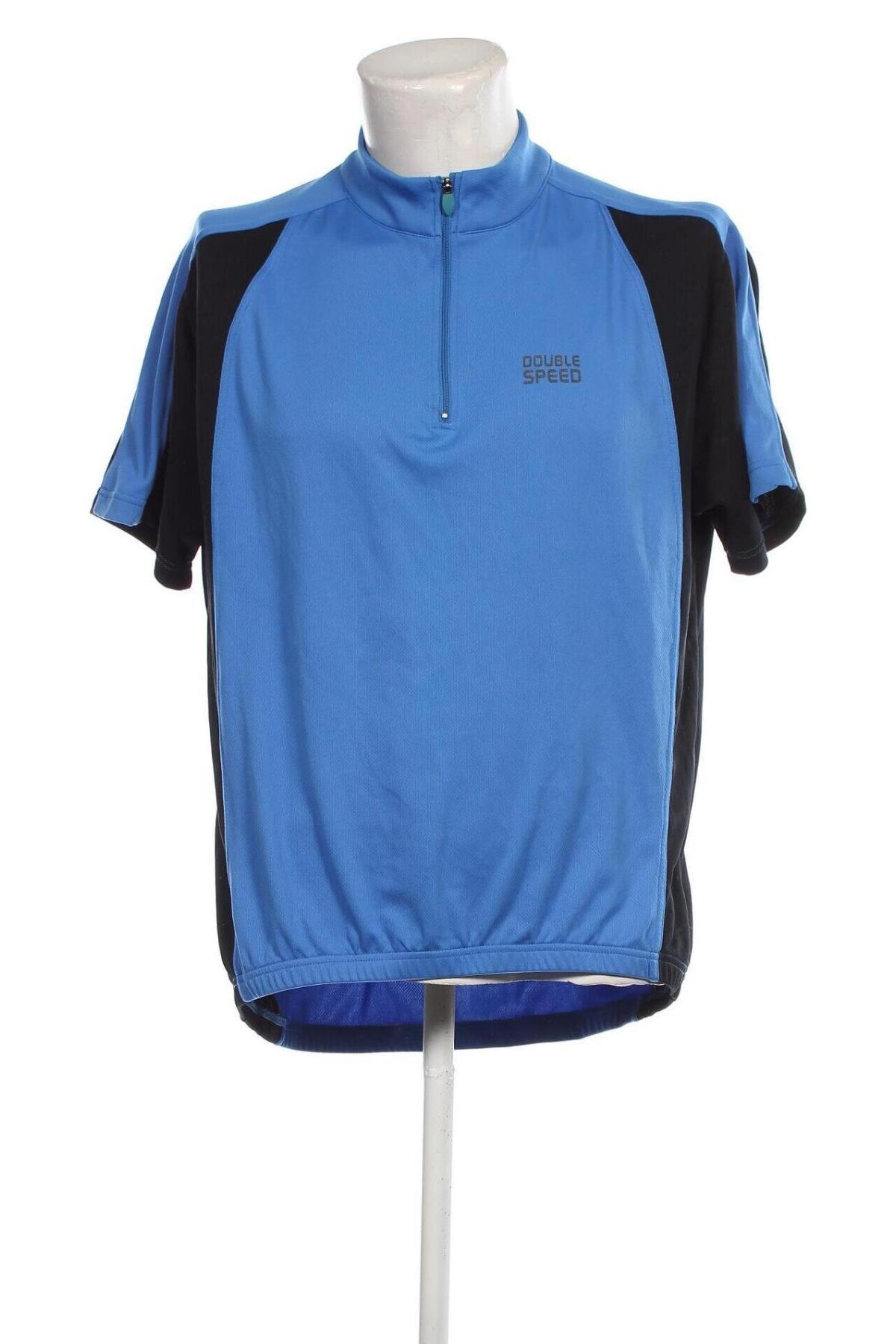 Pánske tričko  Double speed, Veľkosť XL, Farba Modrá, Cena  7,17 €