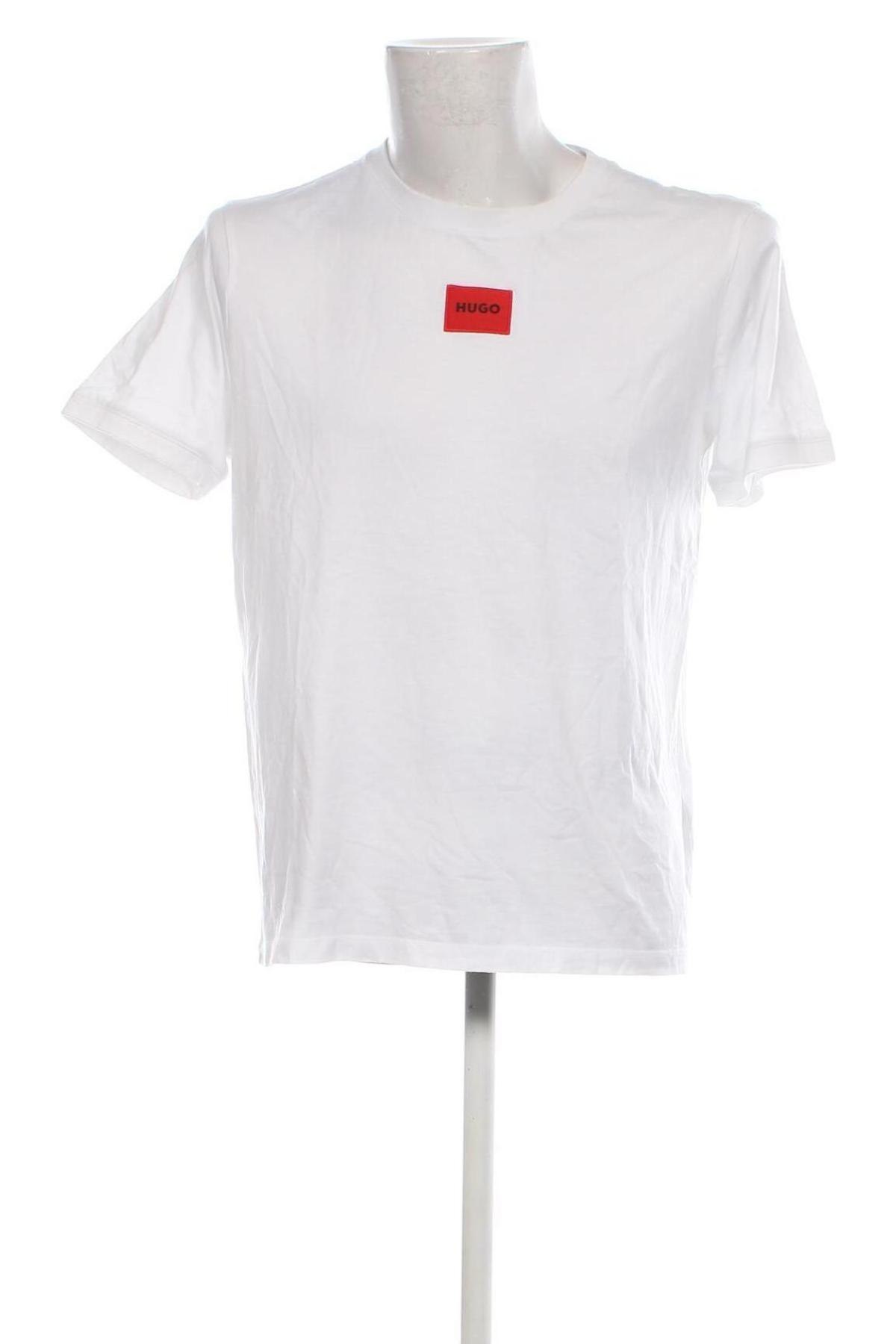 Herren T-Shirt Hugo Boss, Größe L, Farbe Weiß, Preis 58,76 €