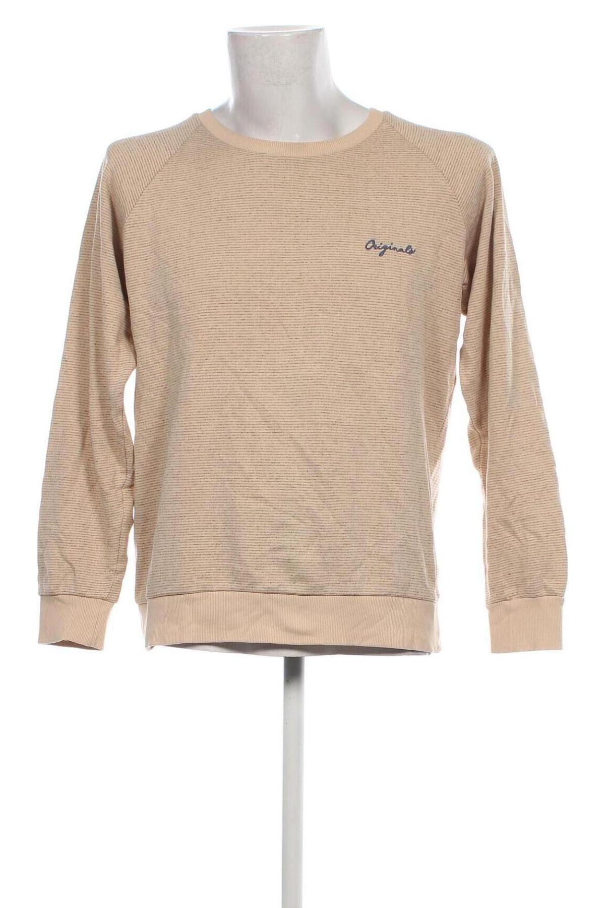 Herren Shirt Jack & Jones, Größe L, Farbe Beige, Preis 7,66 €