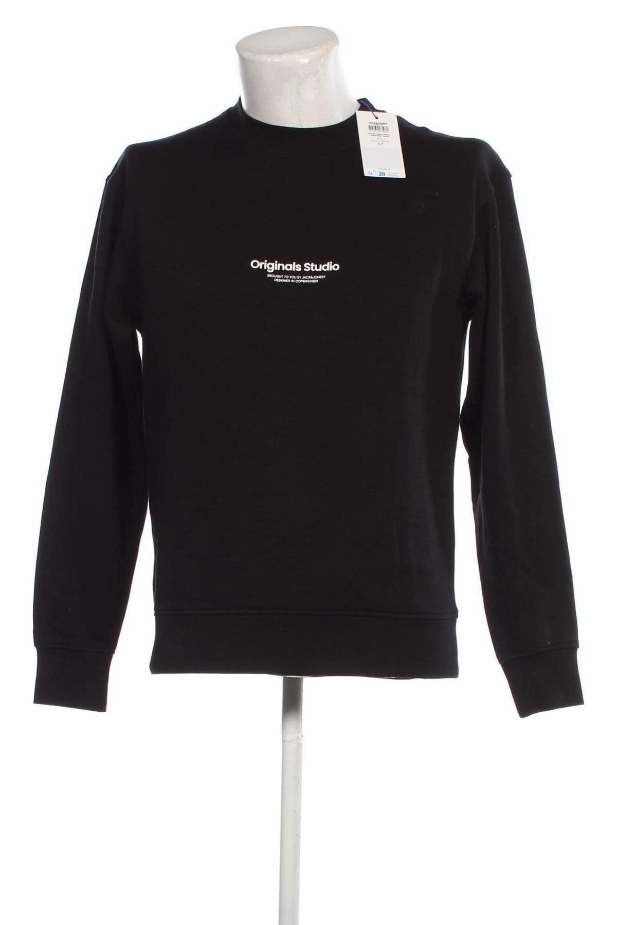 Ανδρική μπλούζα Originals By Jack & Jones, Μέγεθος S, Χρώμα Μαύρο, Τιμή 11,86 €