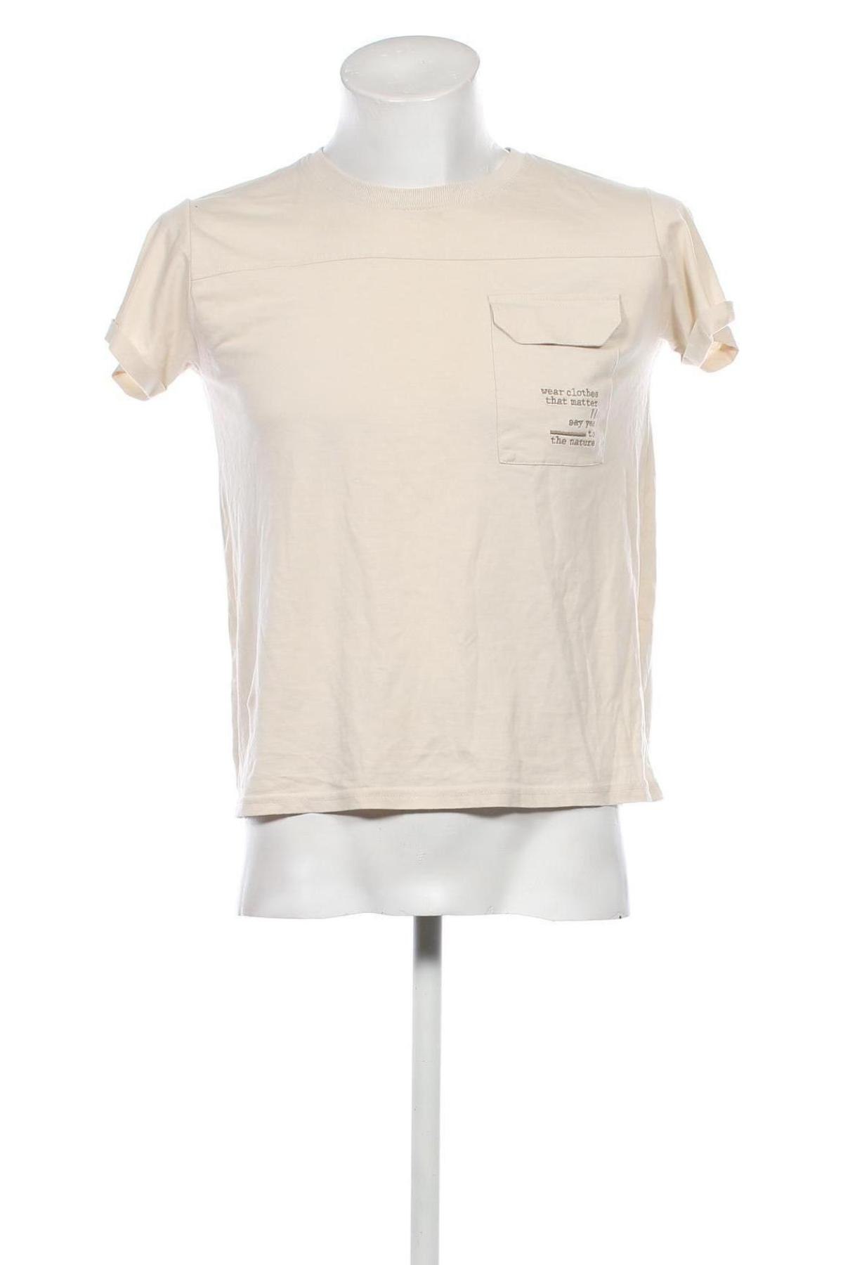 Herren Shirt Stitch & Soul, Größe S, Farbe Beige, Preis € 5,54