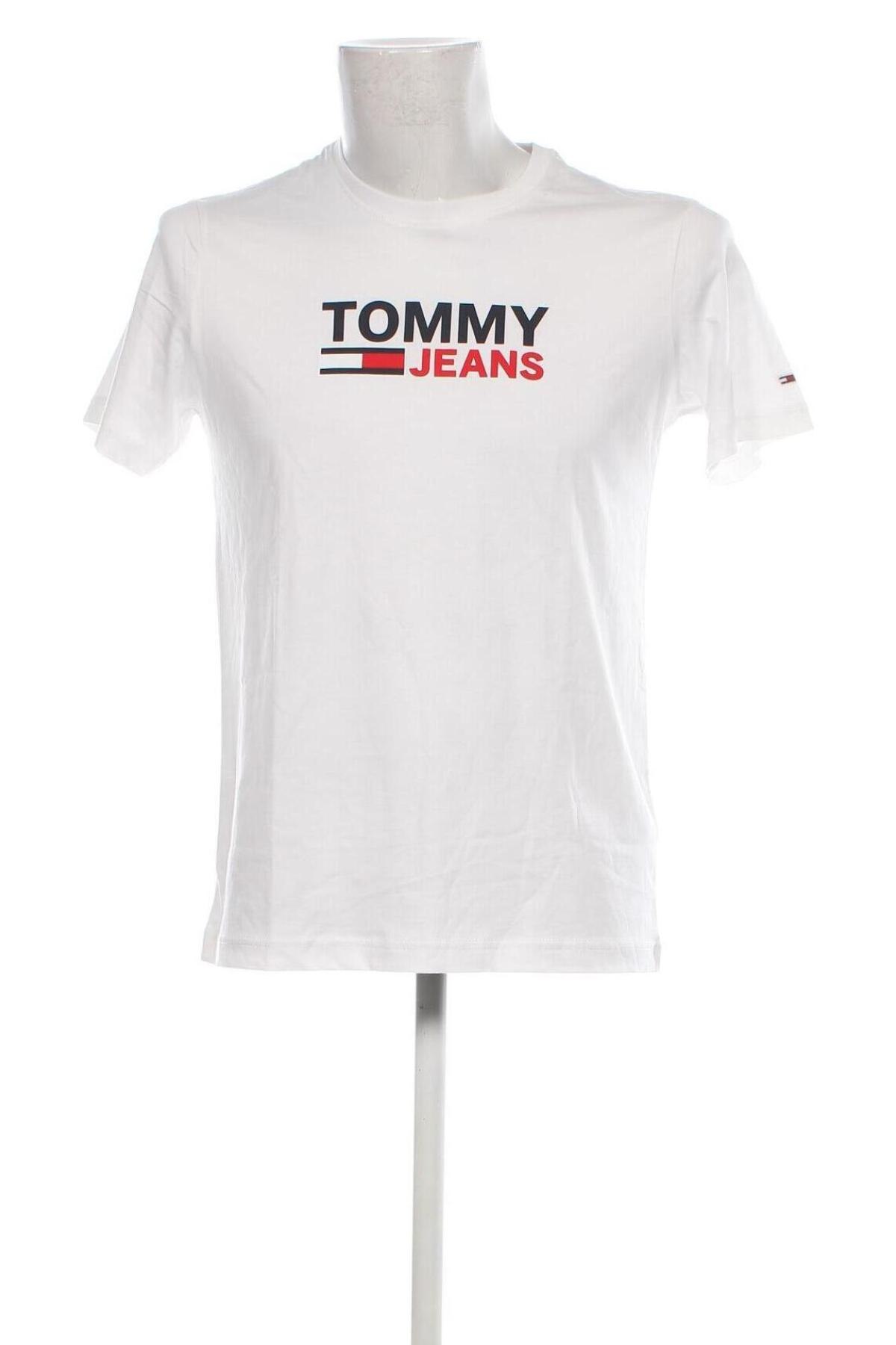 Bluză de bărbați Tommy Jeans, Mărime S, Culoare Alb, Preț 355,26 Lei
