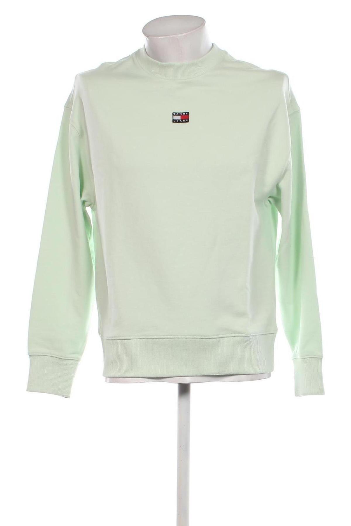 Bluză de bărbați Tommy Jeans, Mărime XS, Culoare Verde, Preț 355,26 Lei