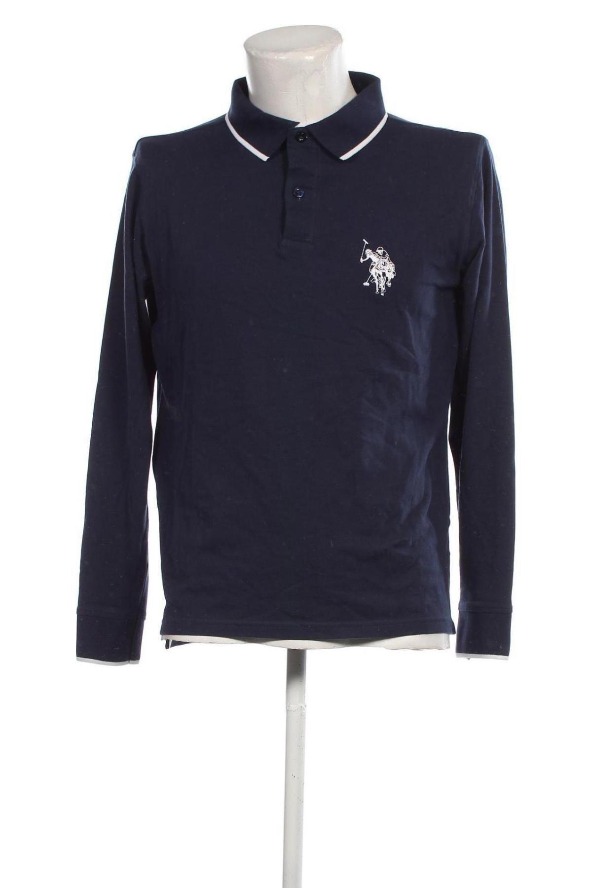 Ανδρική μπλούζα U.S. Polo Assn., Μέγεθος M, Χρώμα Μπλέ, Τιμή 28,21 €