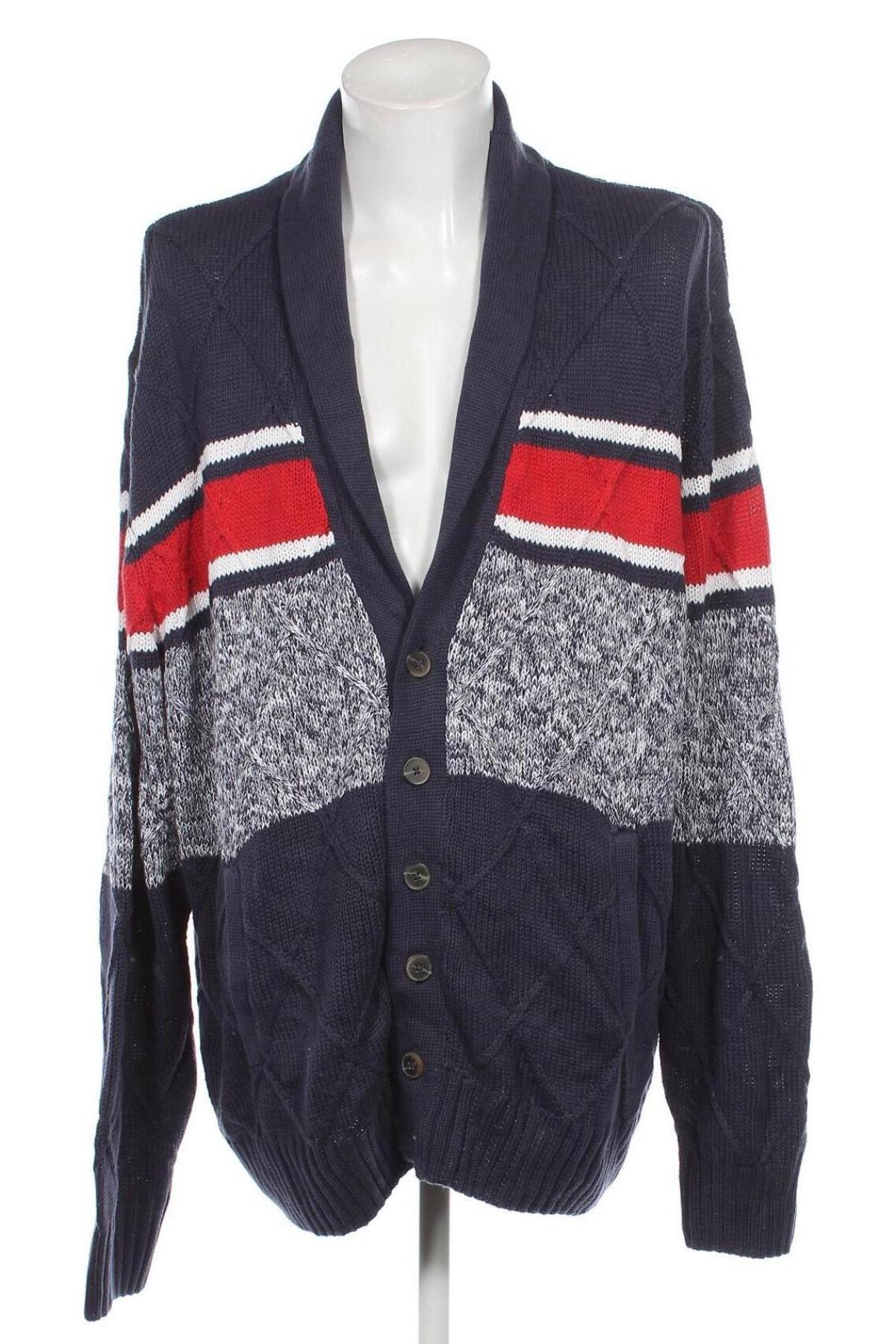 Jachetă tricotată de bărbați Bpc Bonprix Collection, Mărime 4XL, Culoare Multicolor, Preț 90,62 Lei