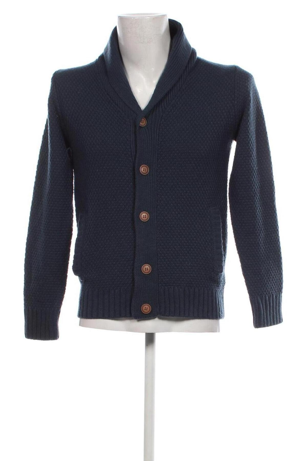 Herren Strickjacke CedarWood State, Größe S, Farbe Blau, Preis 10,90 €