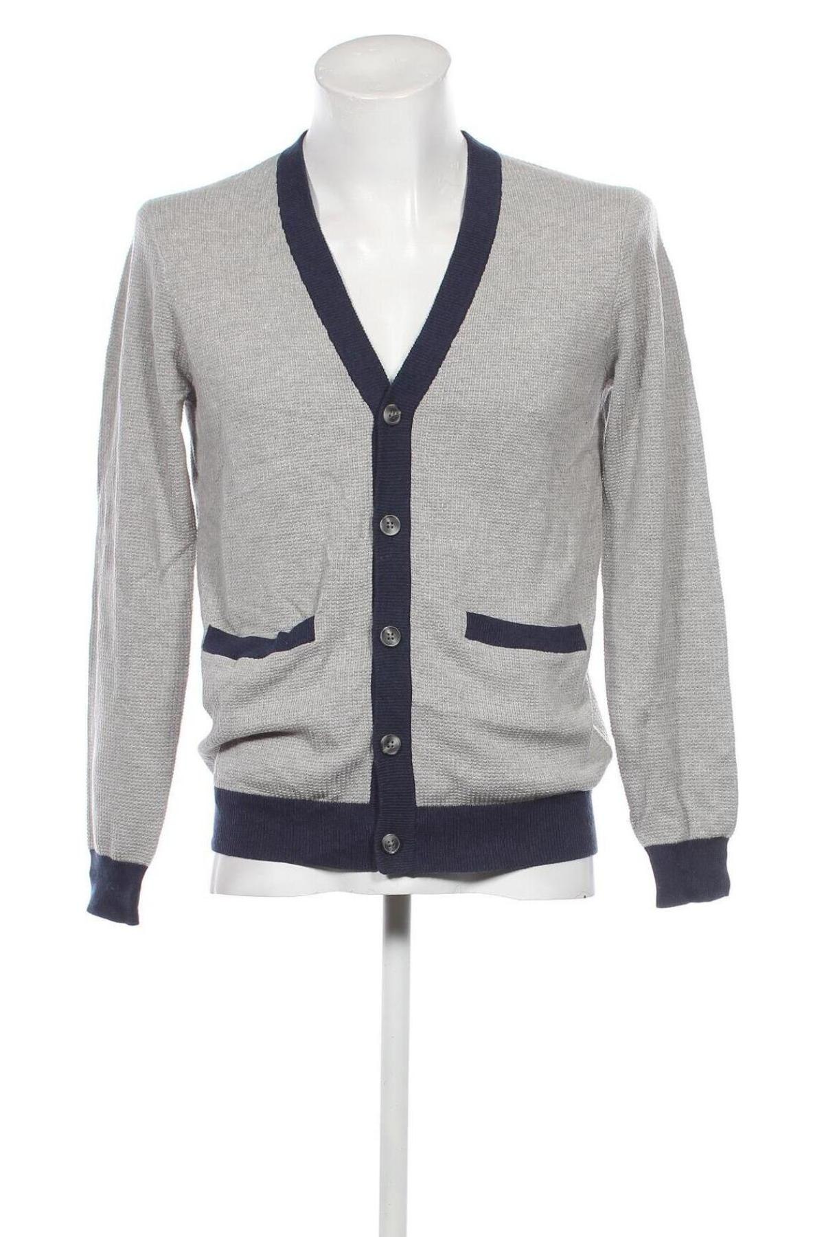 Herren Strickjacke Farhi By Nicole Farhi, Größe M, Farbe Grau, Preis € 22,49