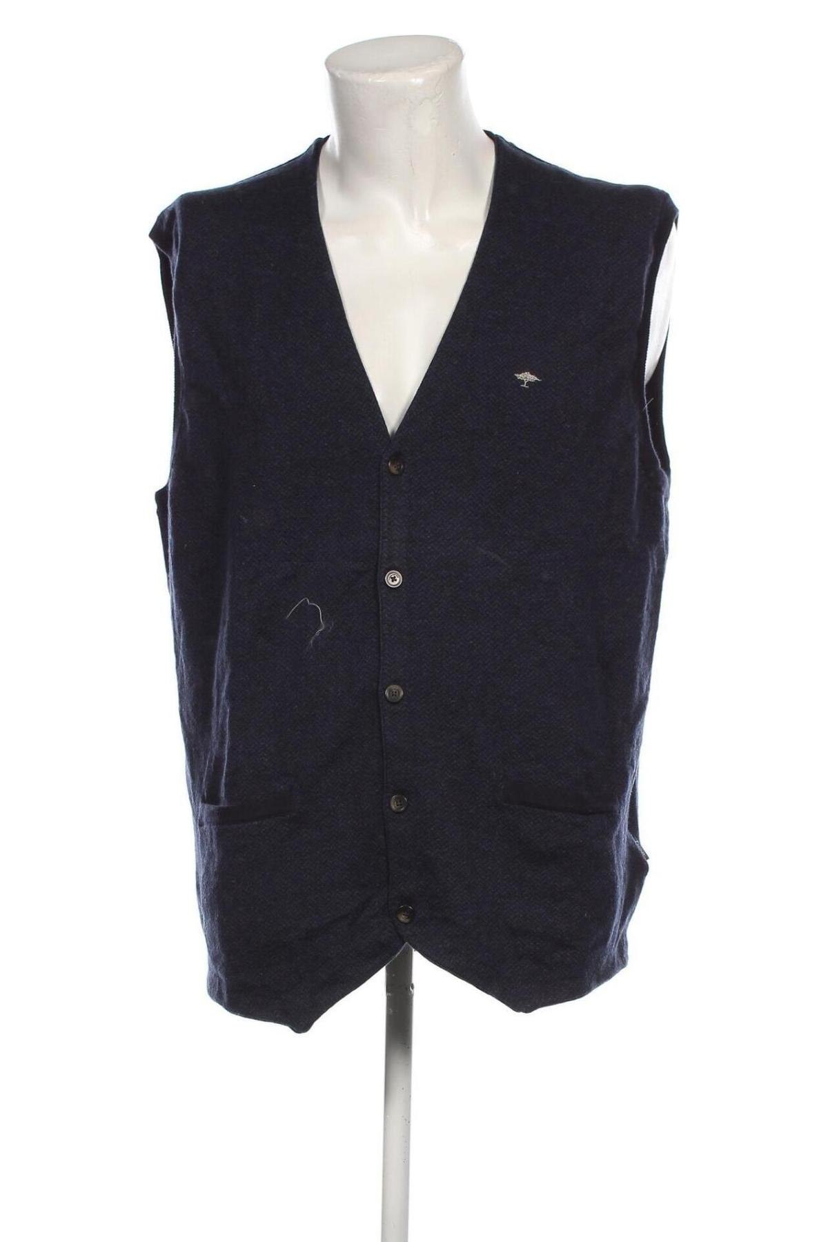 Jachetă tricotată de bărbați Fynch-Hatton, Mărime XXL, Culoare Albastru, Preț 193,75 Lei