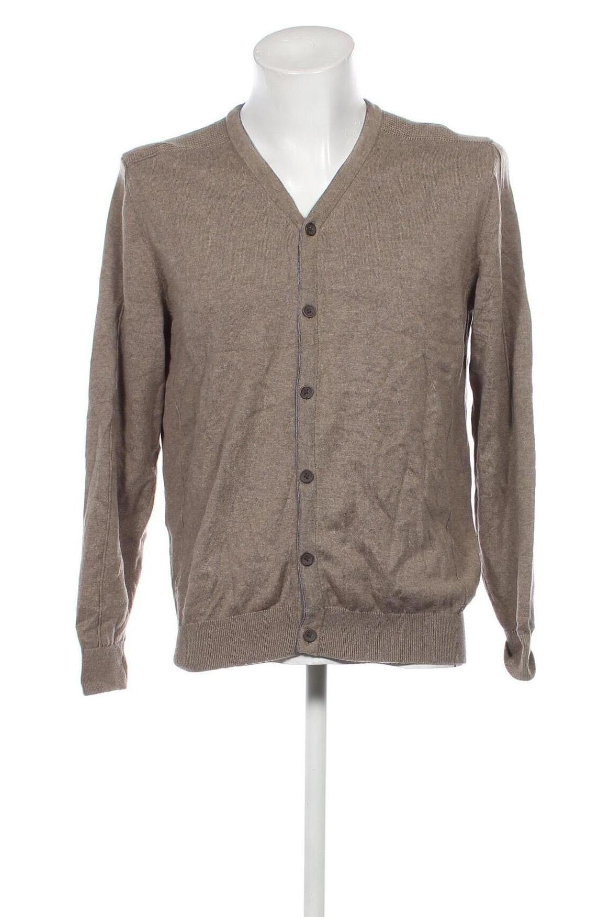 Herren Strickjacke Kitaro, Größe M, Farbe Beige, Preis € 20,18