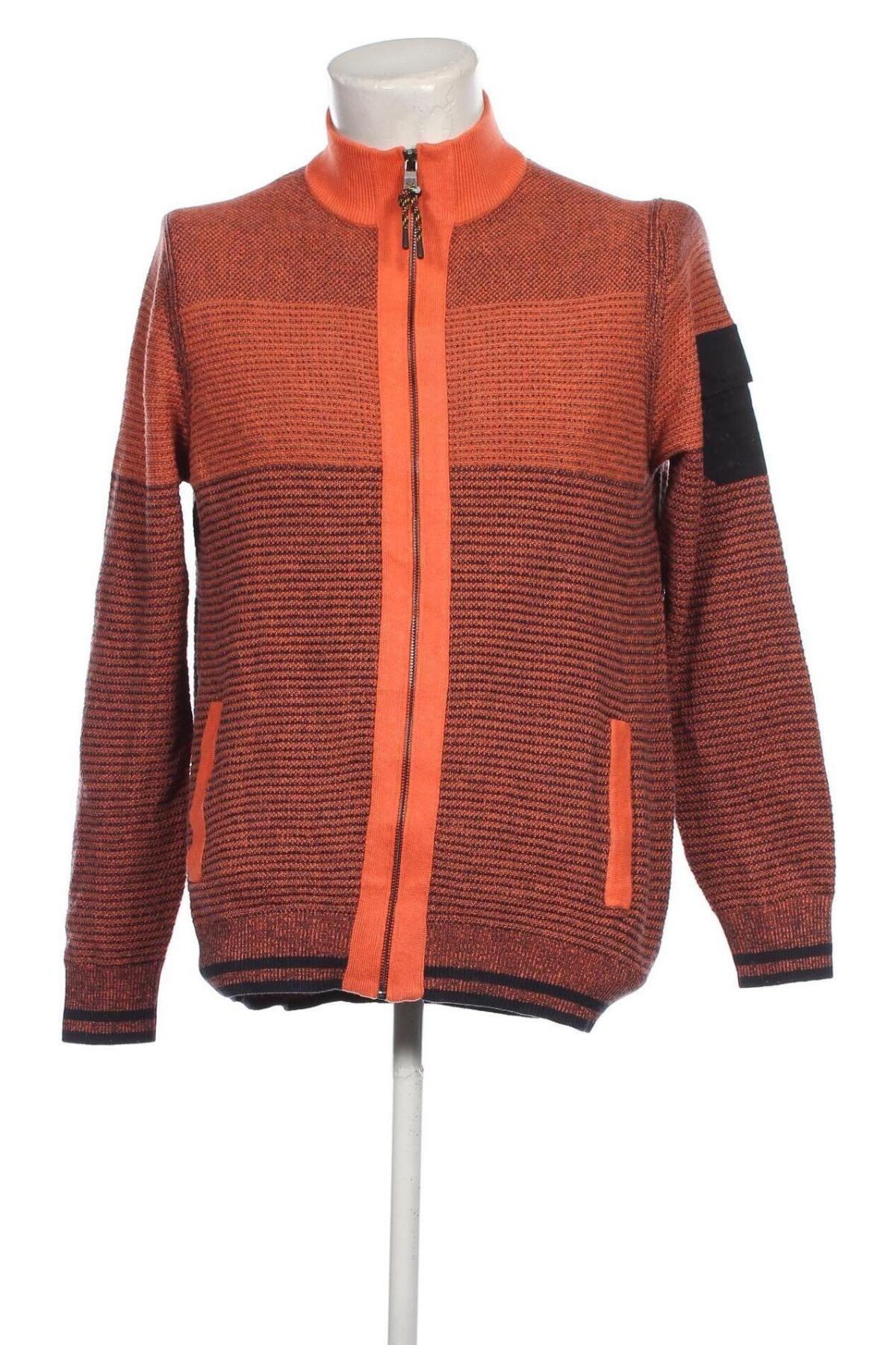 Jachetă tricotată de bărbați Walbusch, Mărime M, Culoare Portocaliu, Preț 193,75 Lei