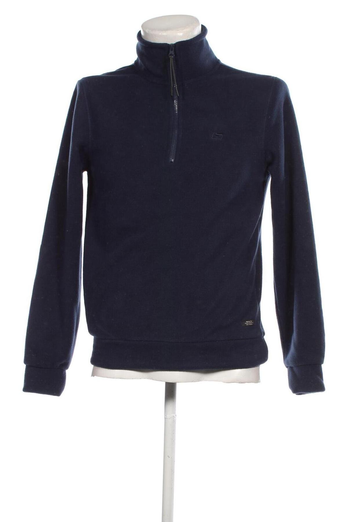 Herren Fleece Shirt Bleed, Größe S, Farbe Blau, Preis 15,98 €