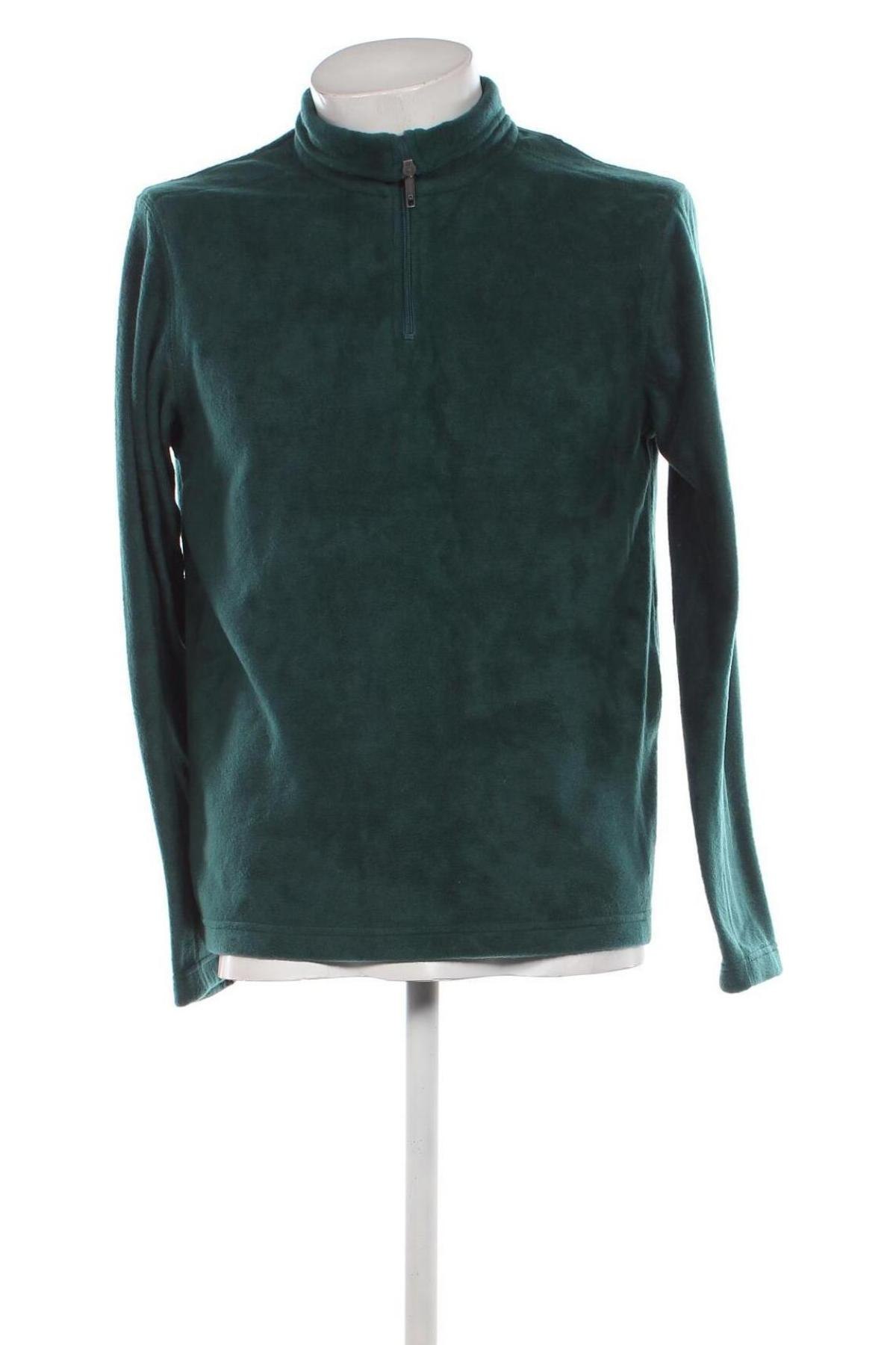 Ανδρική μπλούζα fleece Canda, Μέγεθος M, Χρώμα Πράσινο, Τιμή 5,88 €