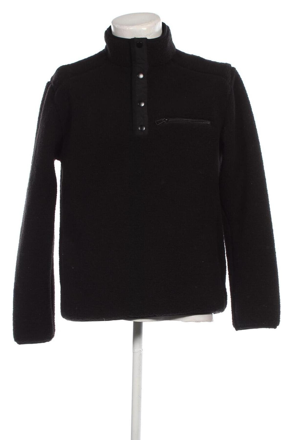 Ανδρική μπλούζα fleece Only & Sons, Μέγεθος L, Χρώμα Μαύρο, Τιμή 8,79 €