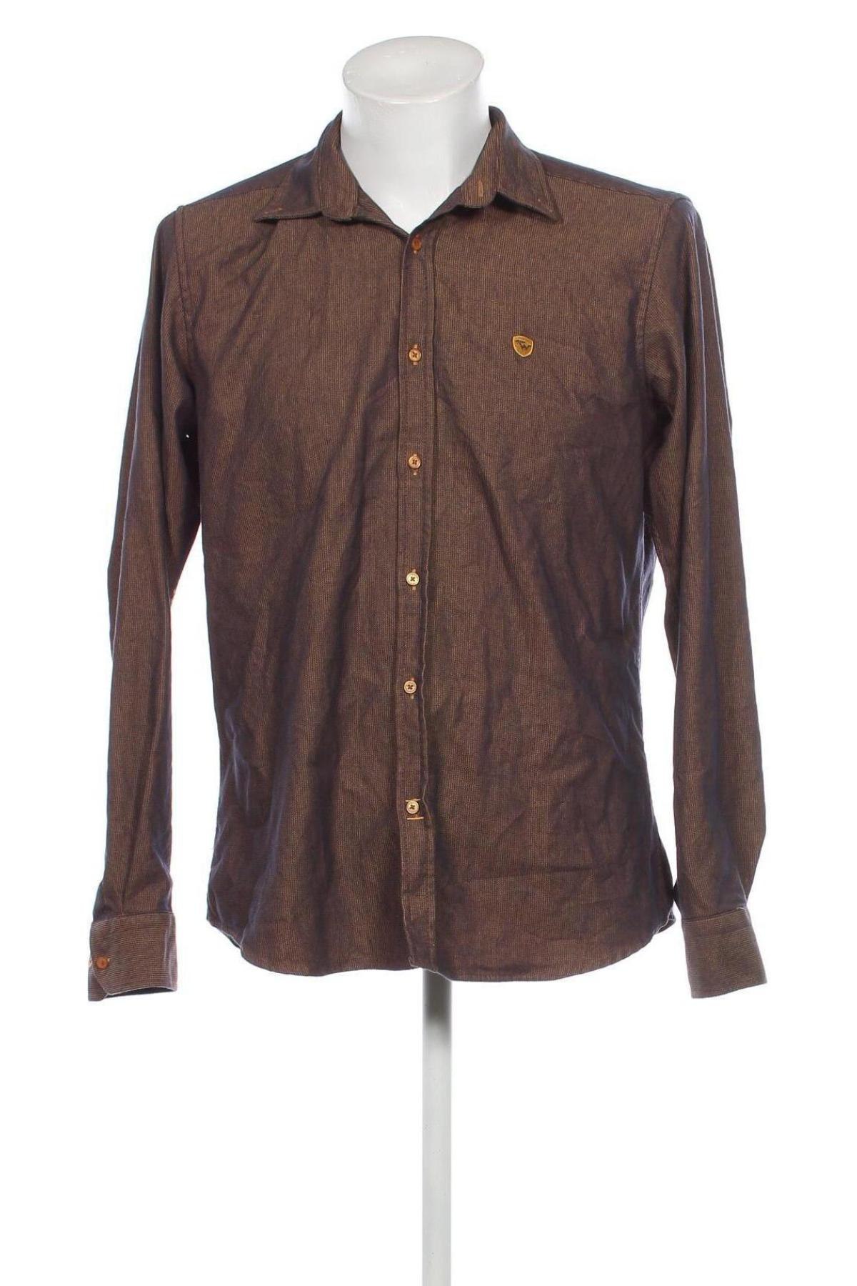Herrenhemd, Größe XL, Farbe Braun, Preis € 9,08