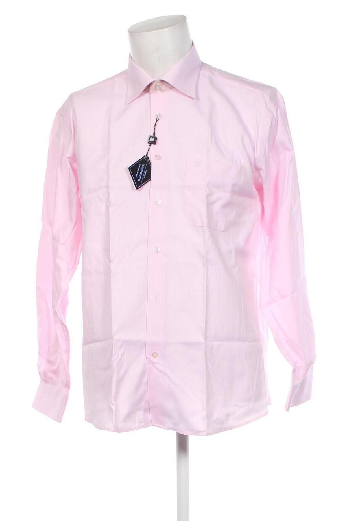 Мъжка риза, Размер XL, Цвят Розов, Цена 29,81 лв.