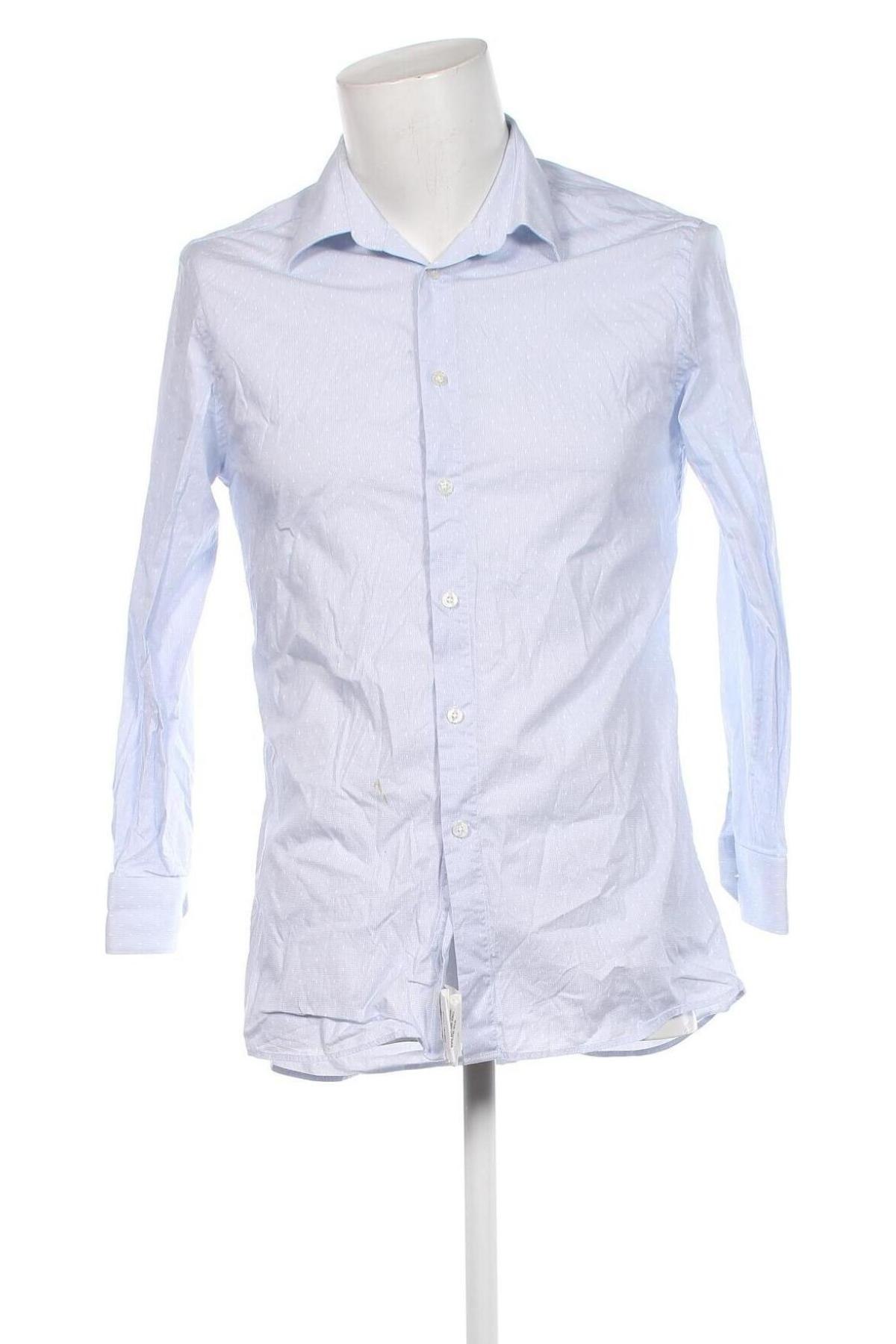 Ανδρικό πουκάμισο, Μέγεθος L, Χρώμα Μπλέ, Τιμή 14,84 €