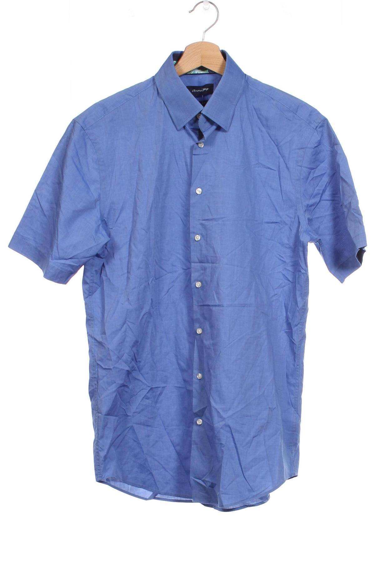 Ανδρικό πουκάμισο, Μέγεθος XS, Χρώμα Μπλέ, Τιμή 3,59 €