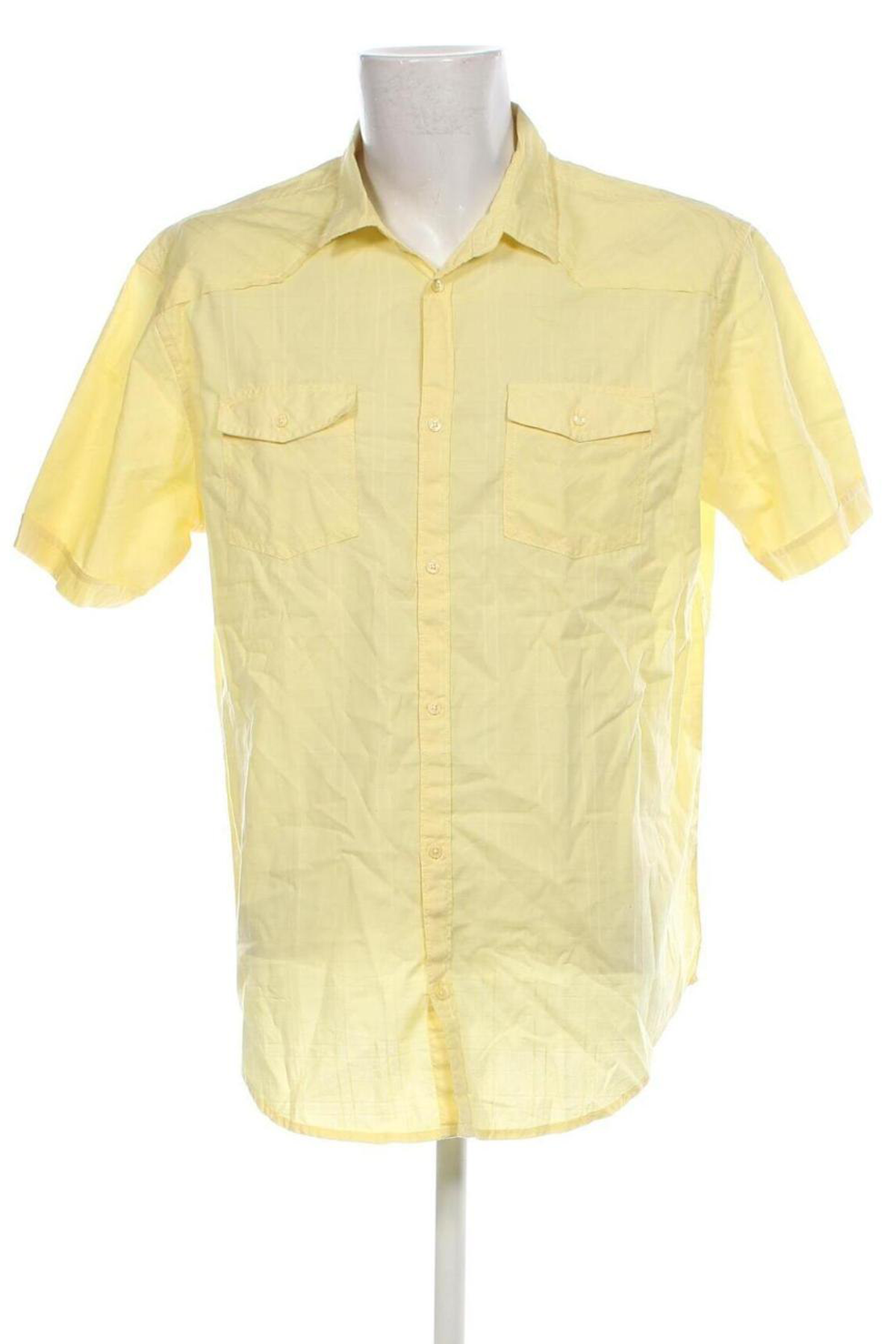 Мъжка риза Angelo Litrico, Размер XL, Цвят Жълт, Цена 14,21 лв.