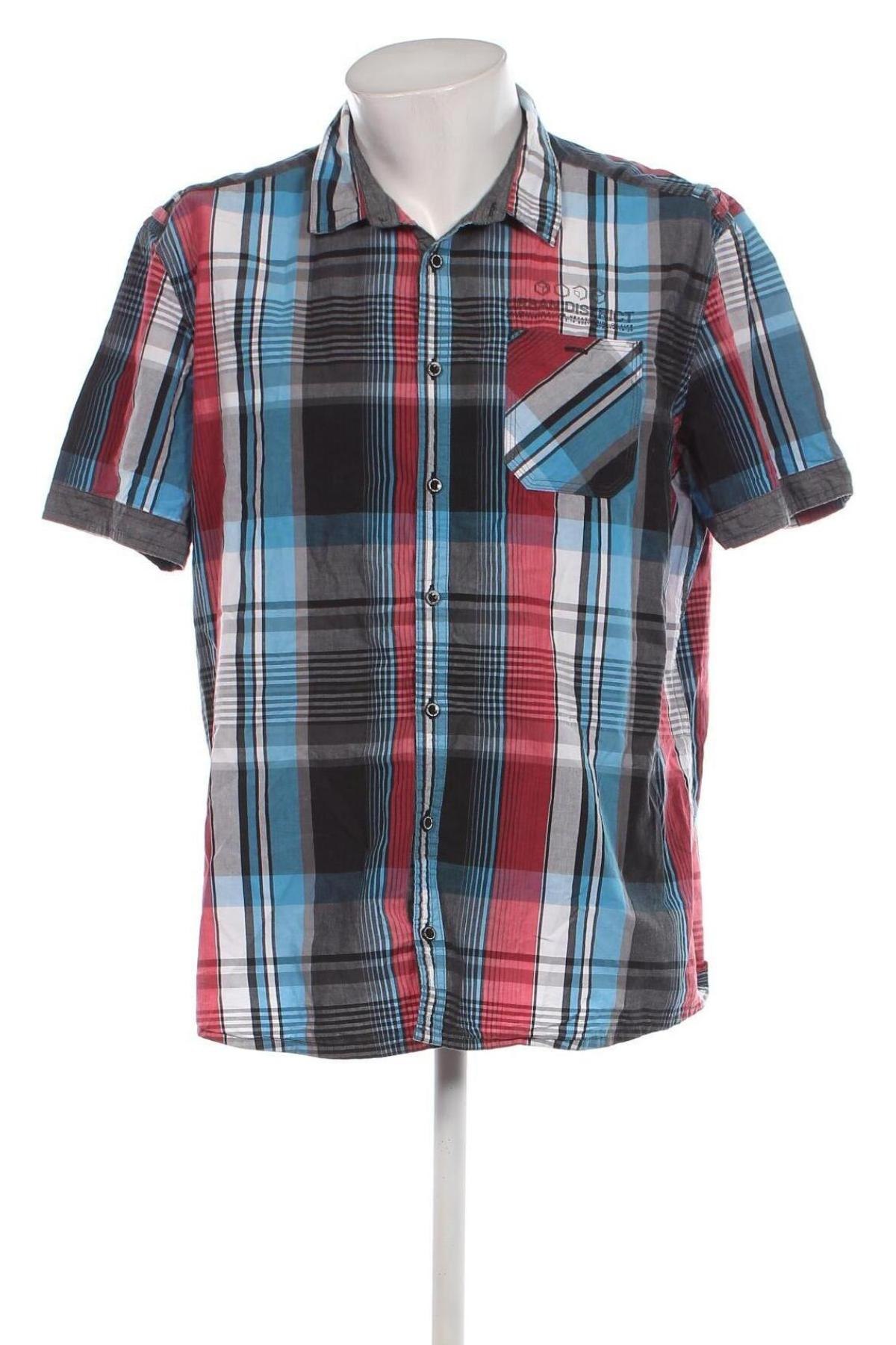 Мъжка риза Angelo Litrico, Размер XXL, Цвят Многоцветен, Цена 16,53 лв.