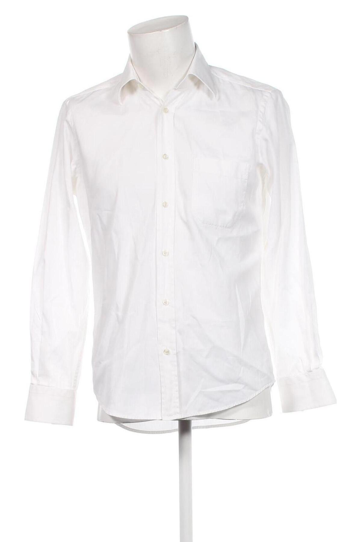 Ανδρικό πουκάμισο BOSS, Μέγεθος M, Χρώμα Λευκό, Τιμή 160,84 €