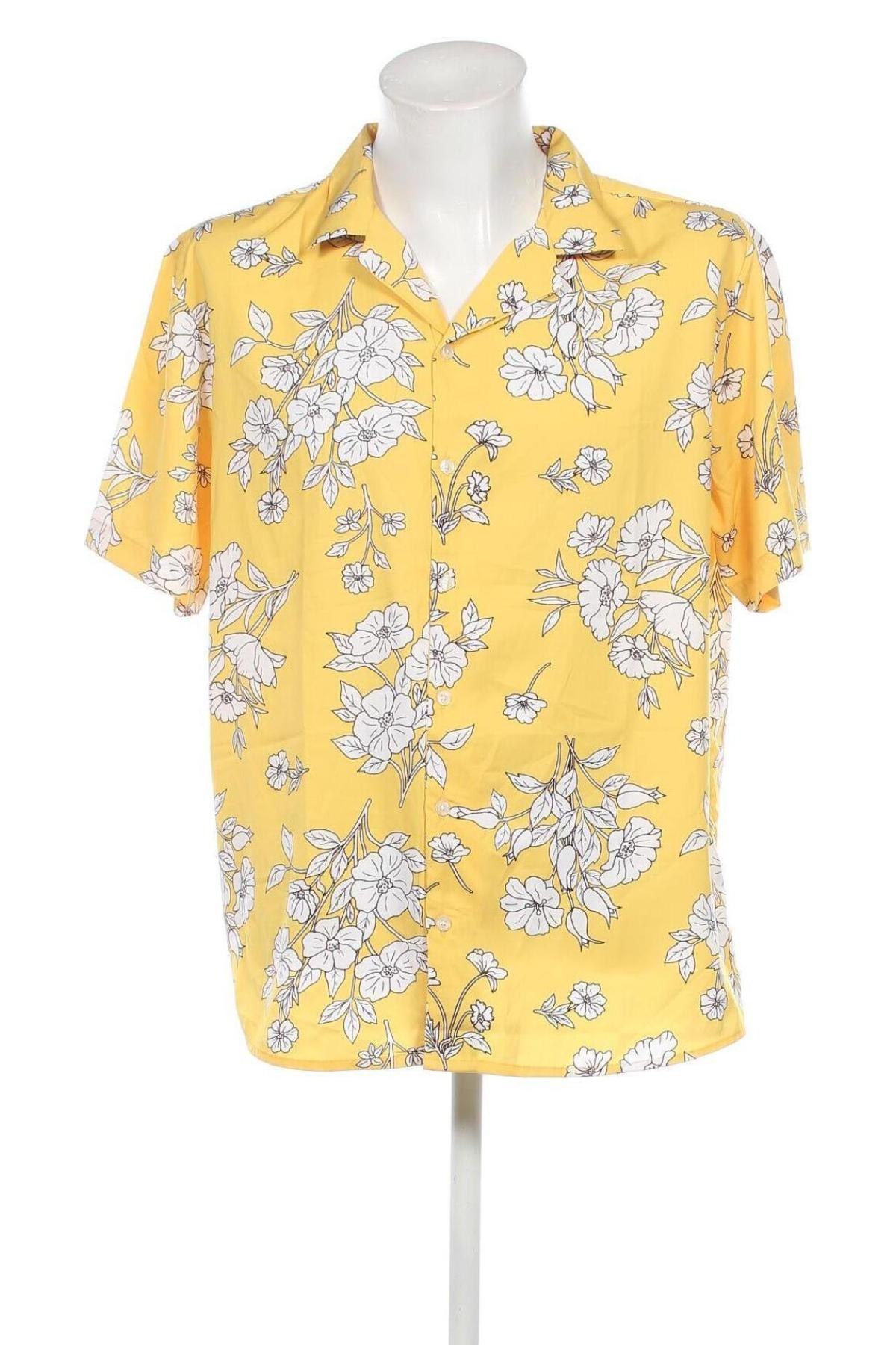 Pánská košile  Boohoo, Velikost XXL, Barva Žlutá, Cena  462,00 Kč