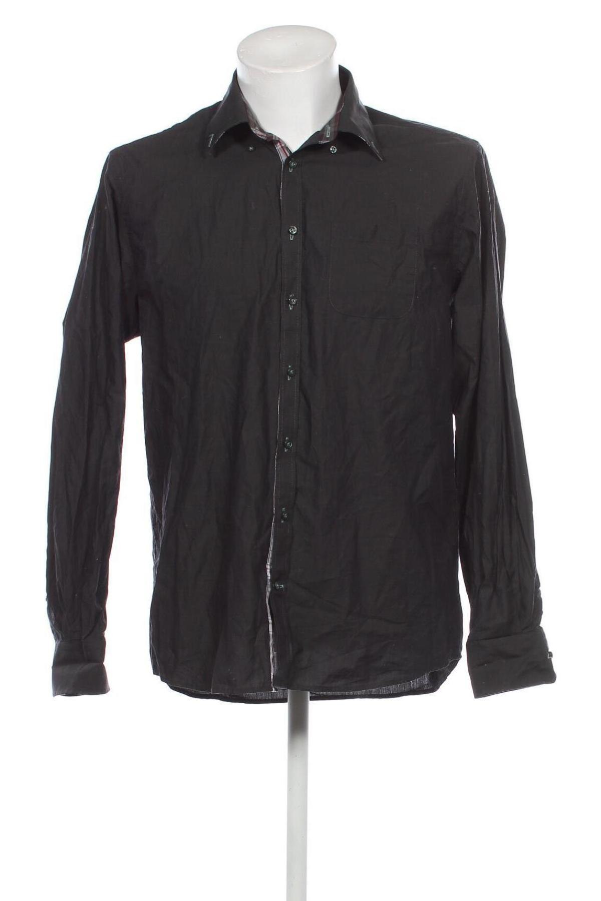 Pánská košile  Bruun & Stengade, Velikost L, Barva Černá, Cena  439,00 Kč