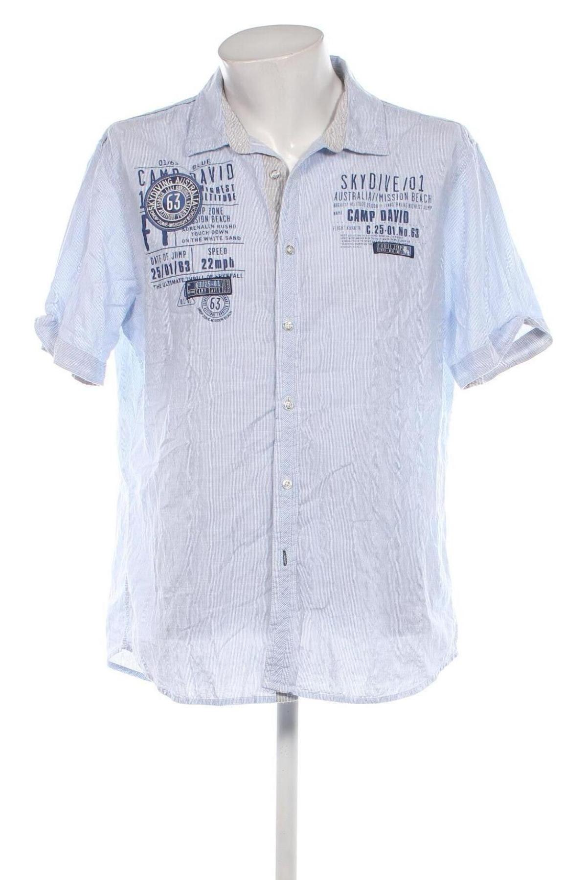Pánska košeľa  Camp David, Veľkosť XL, Farba Modrá, Cena  27,22 €