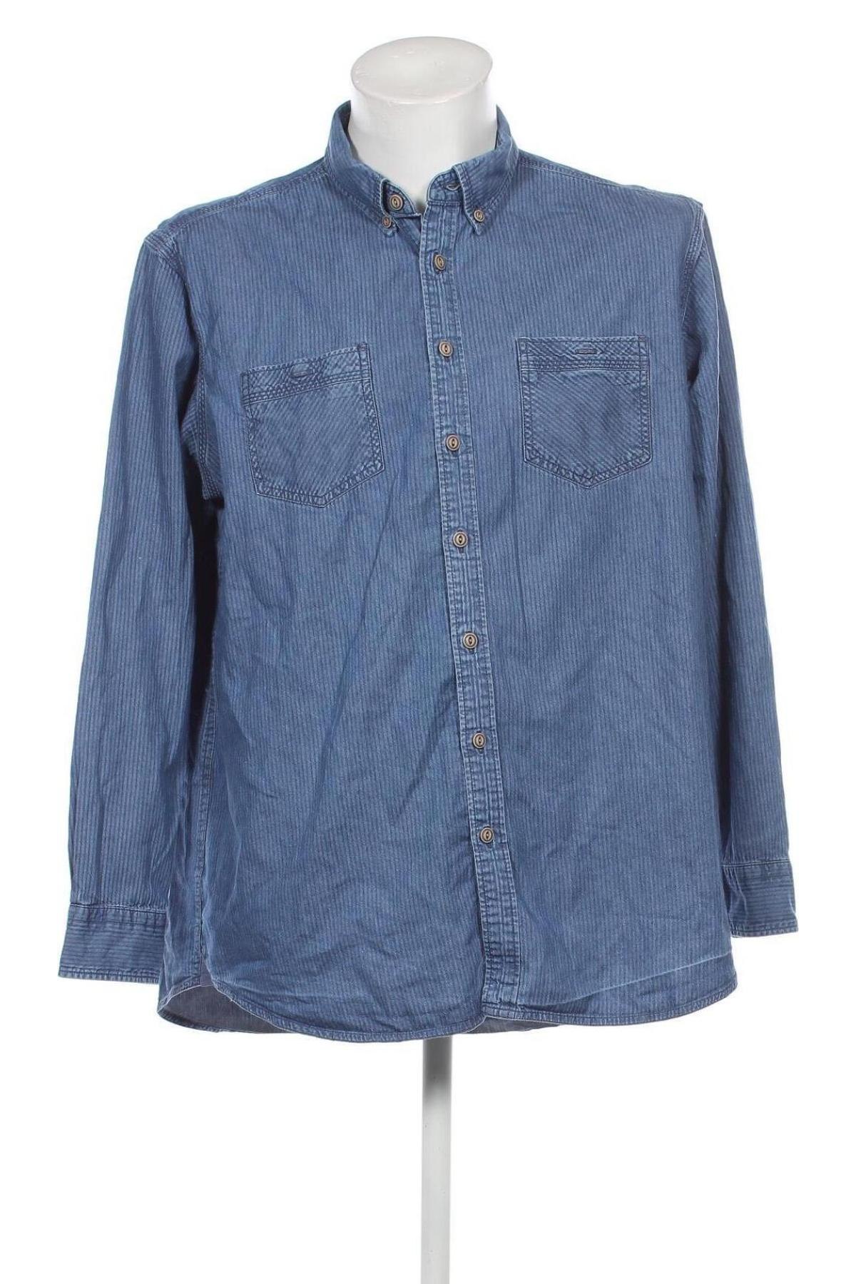 Ανδρικό πουκάμισο Canda, Μέγεθος XL, Χρώμα Μπλέ, Τιμή 8,07 €