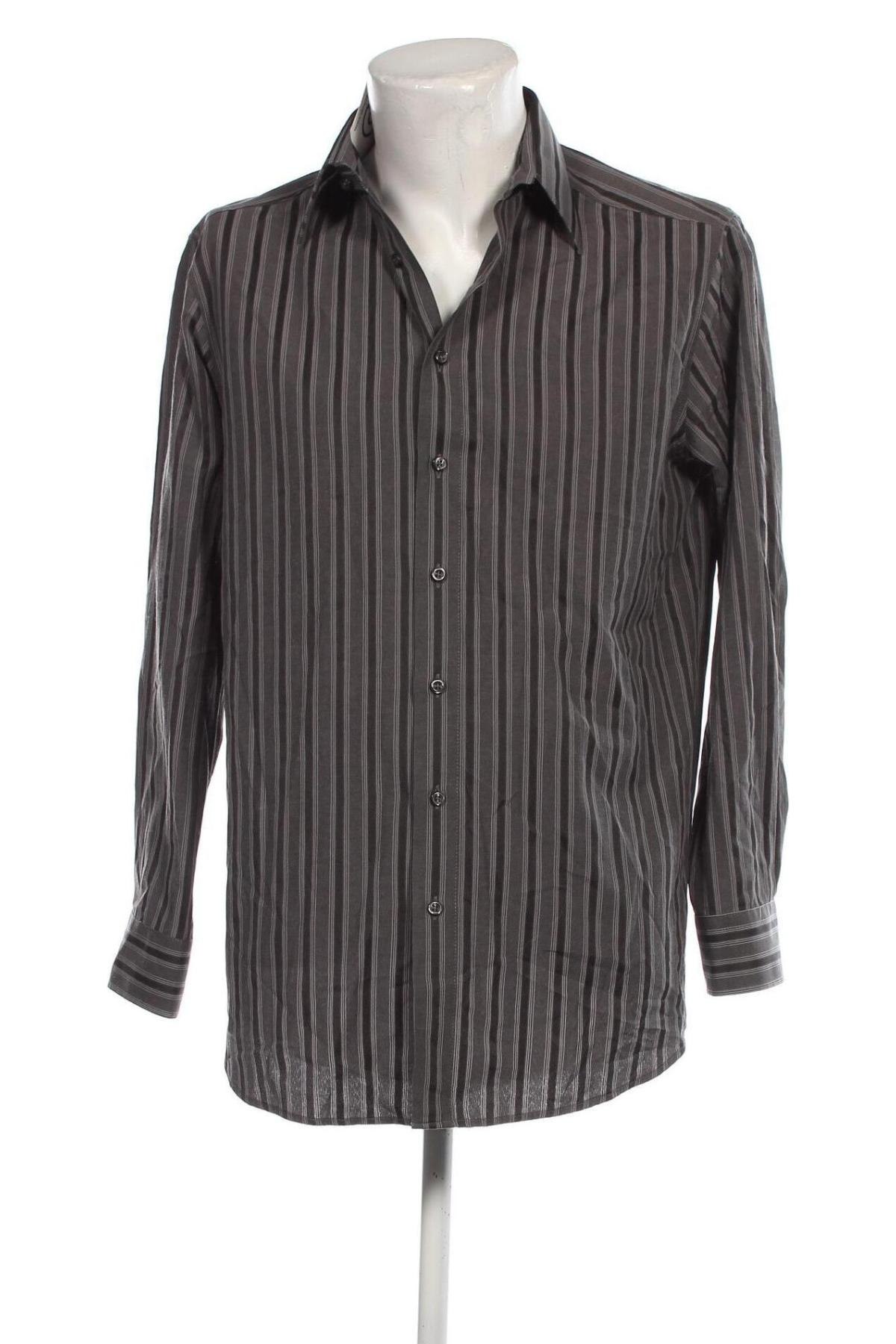 Ανδρικό πουκάμισο Canda, Μέγεθος M, Χρώμα Γκρί, Τιμή 8,97 €