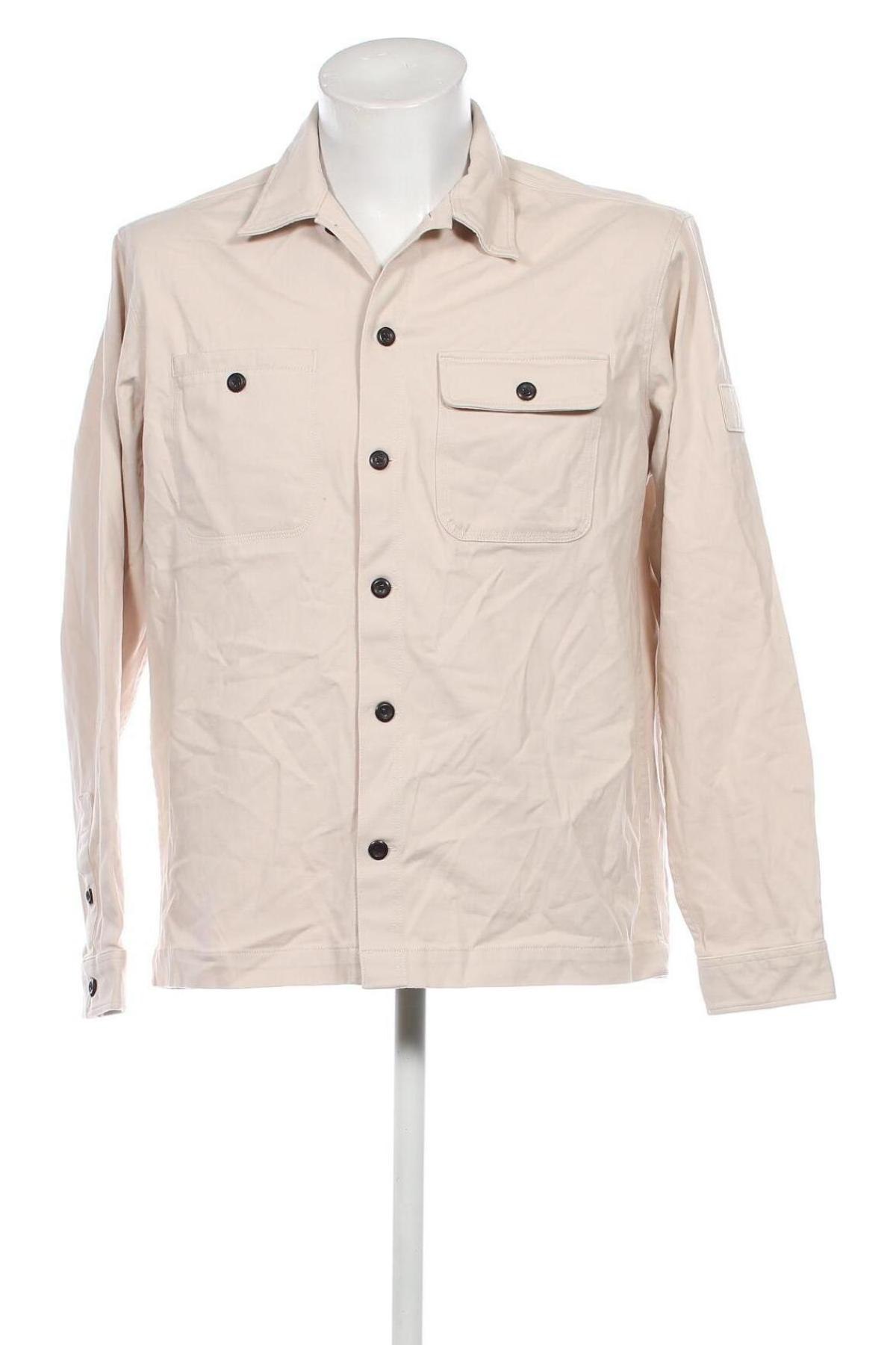 Ανδρικό πουκάμισο Core By Jack & Jones, Μέγεθος L, Χρώμα  Μπέζ, Τιμή 21,83 €