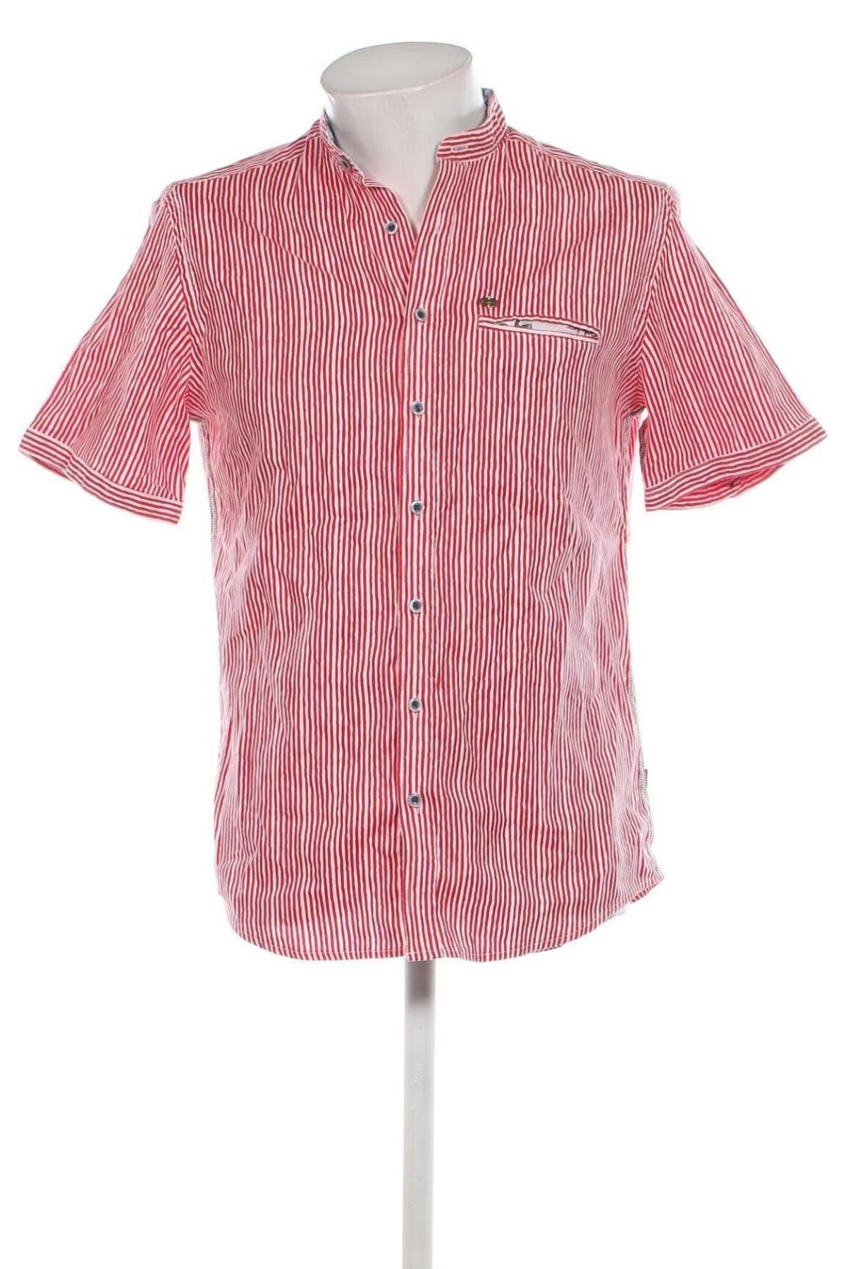 Ανδρικό πουκάμισο Engbers, Μέγεθος M, Χρώμα Κόκκινο, Τιμή 15,44 €