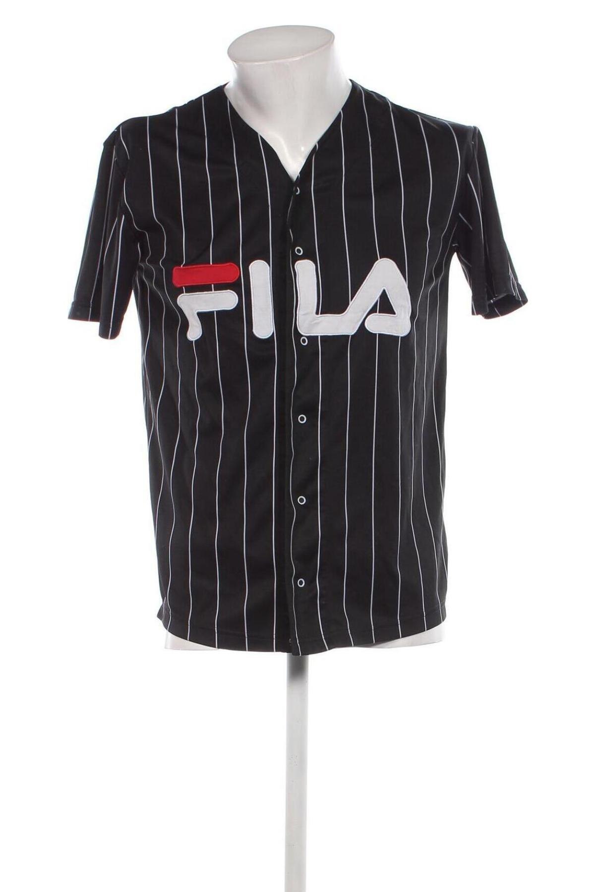 Herrenhemd FILA, Größe S, Farbe Schwarz, Preis 17,37 €