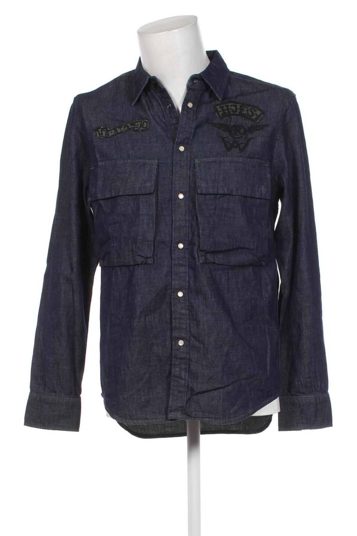 Herrenhemd G-Star Raw, Größe M, Farbe Blau, Preis € 41,50