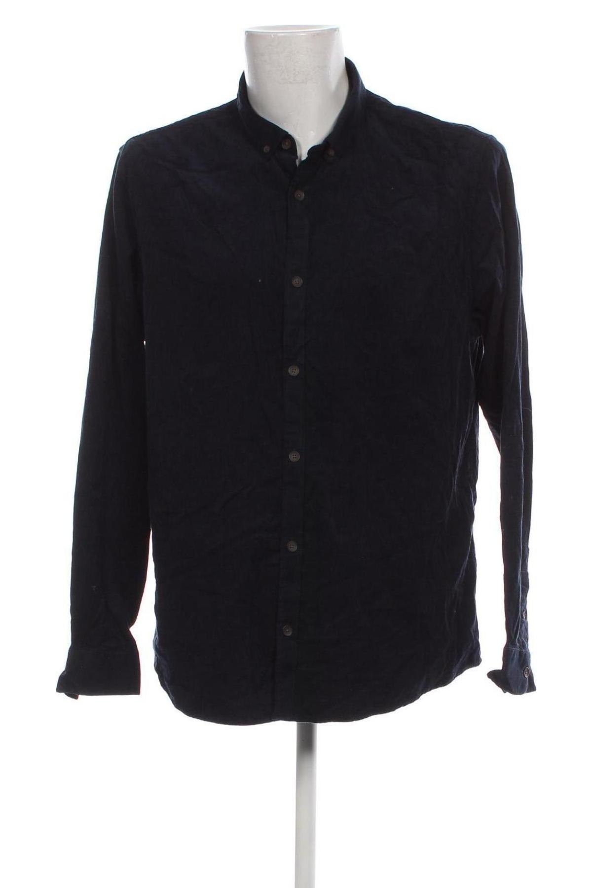 Herrenhemd Indigo, Größe XL, Farbe Blau, Preis 10,09 €