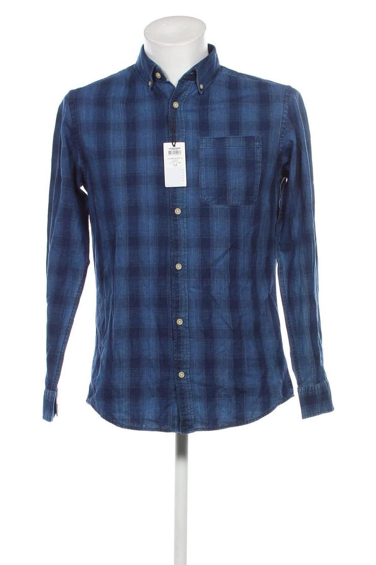 Pánska košeľa  Jack & Jones, Veľkosť M, Farba Modrá, Cena  42,27 €