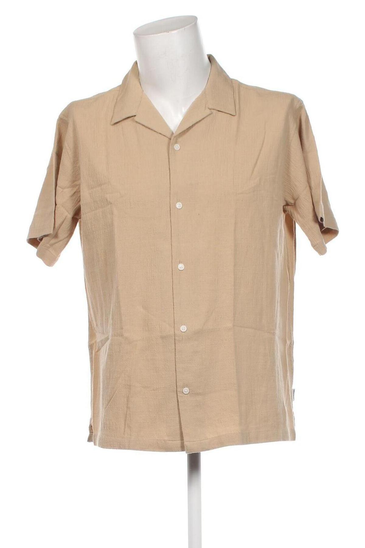 Pánská košile  Jack & Jones, Velikost L, Barva Béžová, Cena  677,00 Kč