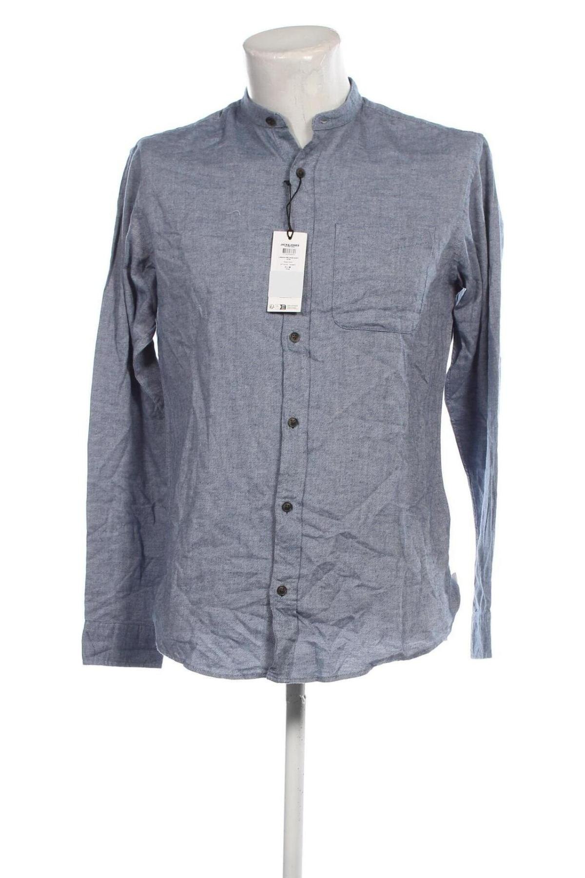 Herrenhemd Jack & Jones, Größe M, Farbe Blau, Preis 19,02 €