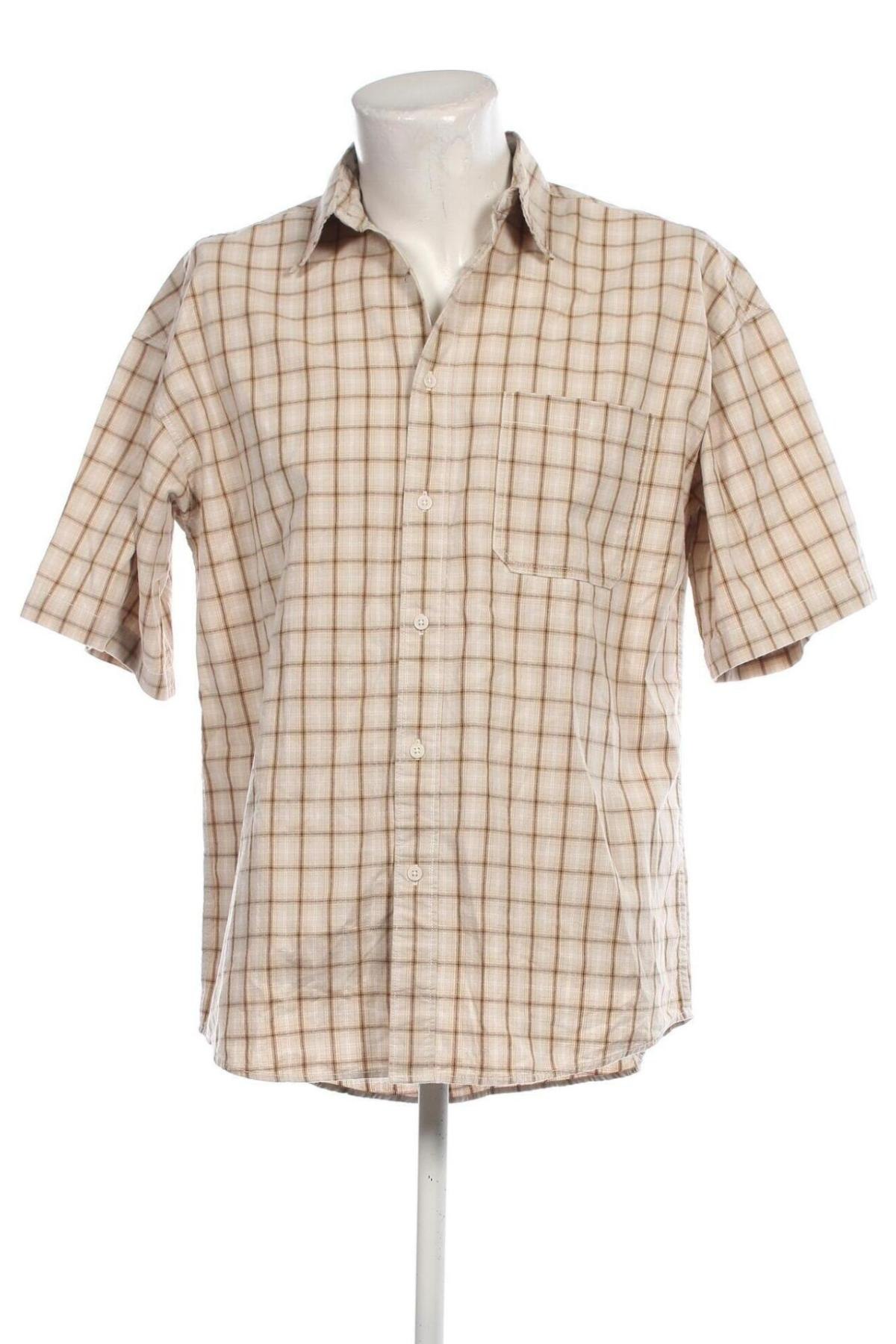 Ανδρικό πουκάμισο Jack & Jones, Μέγεθος L, Χρώμα  Μπέζ, Τιμή 22,83 €