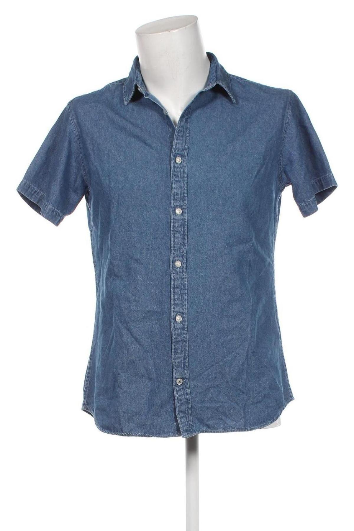 Herrenhemd Jack & Jones, Größe L, Farbe Blau, Preis 22,83 €