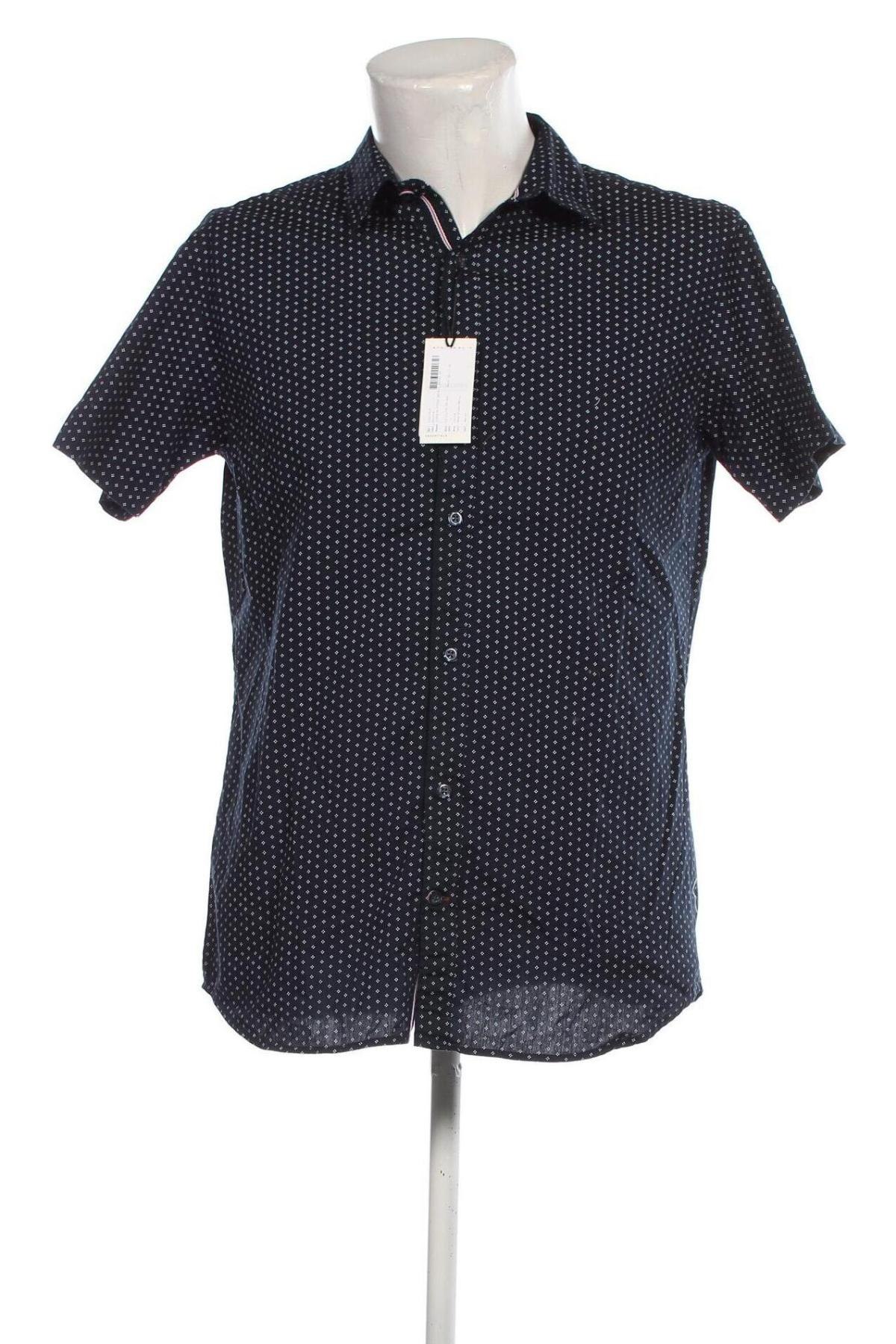Ανδρικό πουκάμισο Jack & Jones, Μέγεθος L, Χρώμα Μπλέ, Τιμή 24,09 €