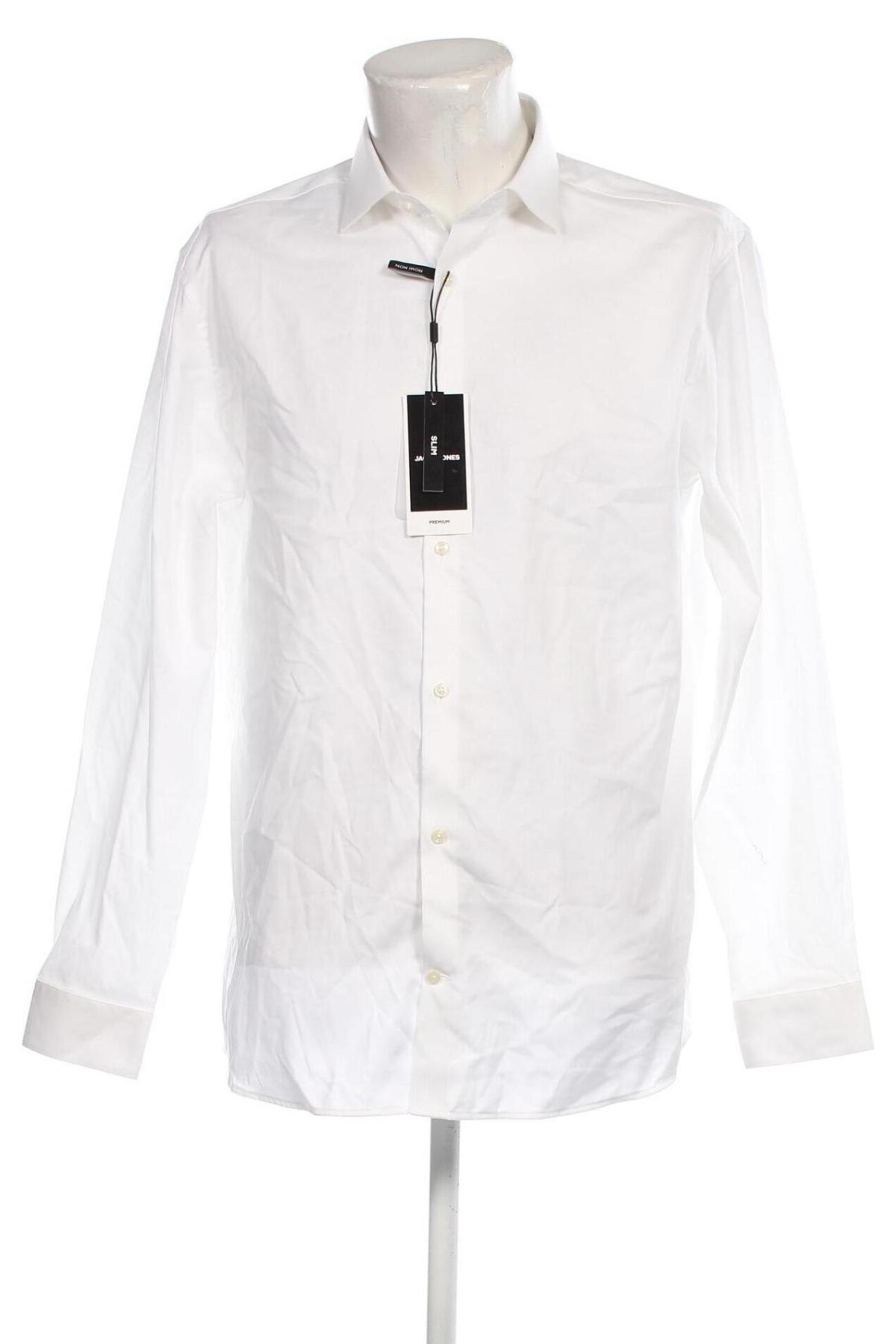 Herrenhemd Jack & Jones PREMIUM, Größe XL, Farbe Weiß, Preis € 27,78
