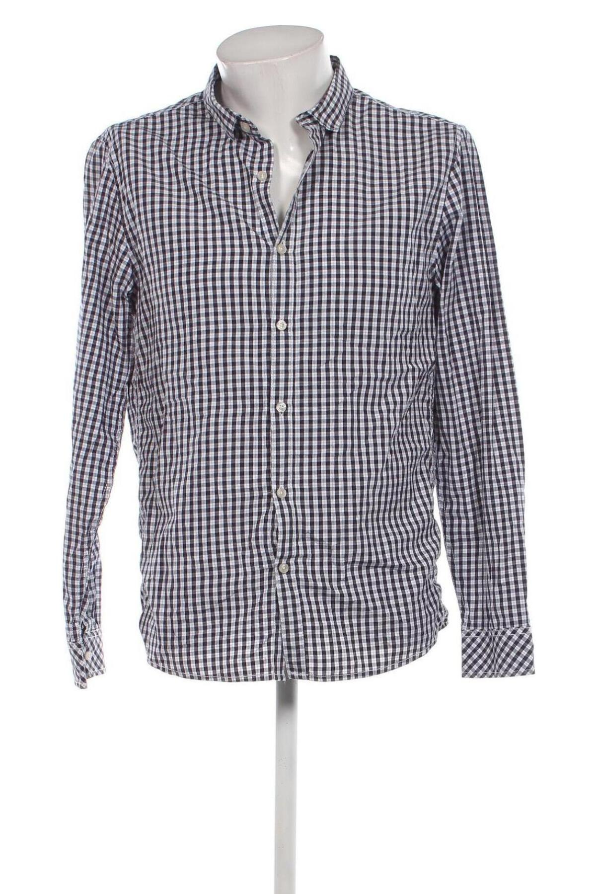 Мъжка риза Jean Pascale, Размер L, Цвят Многоцветен, Цена 14,50 лв.