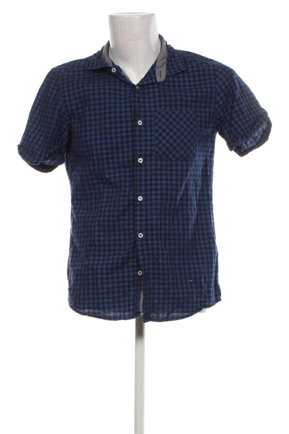 Мъжка риза Jean Pascale, Размер M, Цвят Син, Цена 17,41 лв.