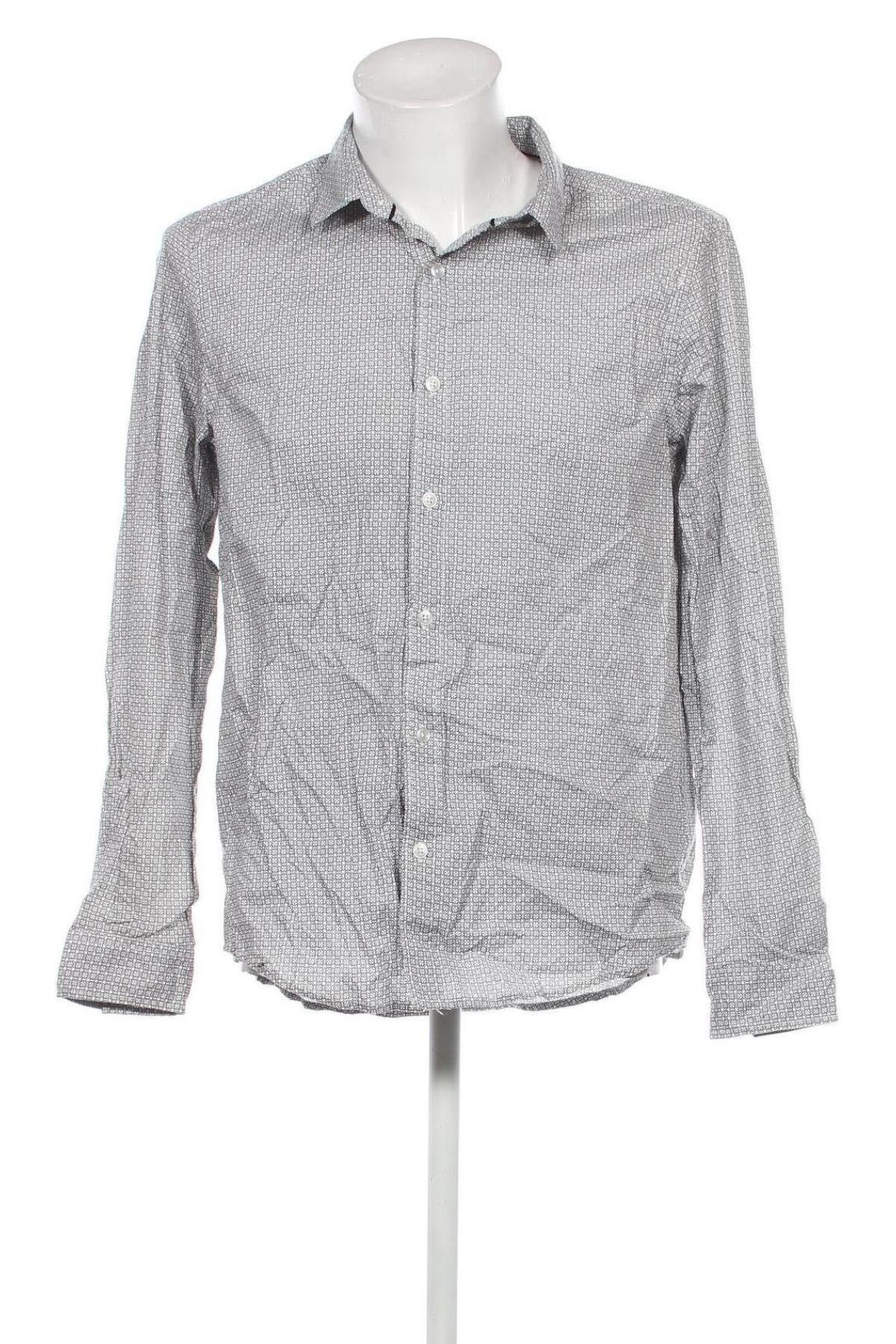 Ανδρικό πουκάμισο Jean Paul, Μέγεθος L, Χρώμα Γκρί, Τιμή 8,97 €